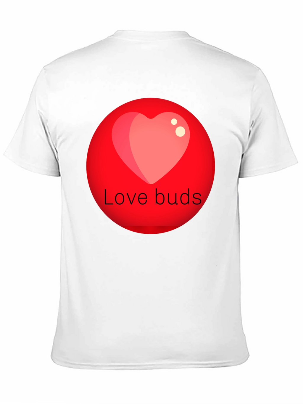 Love Buds Graphic Tee - Black Crew Neck