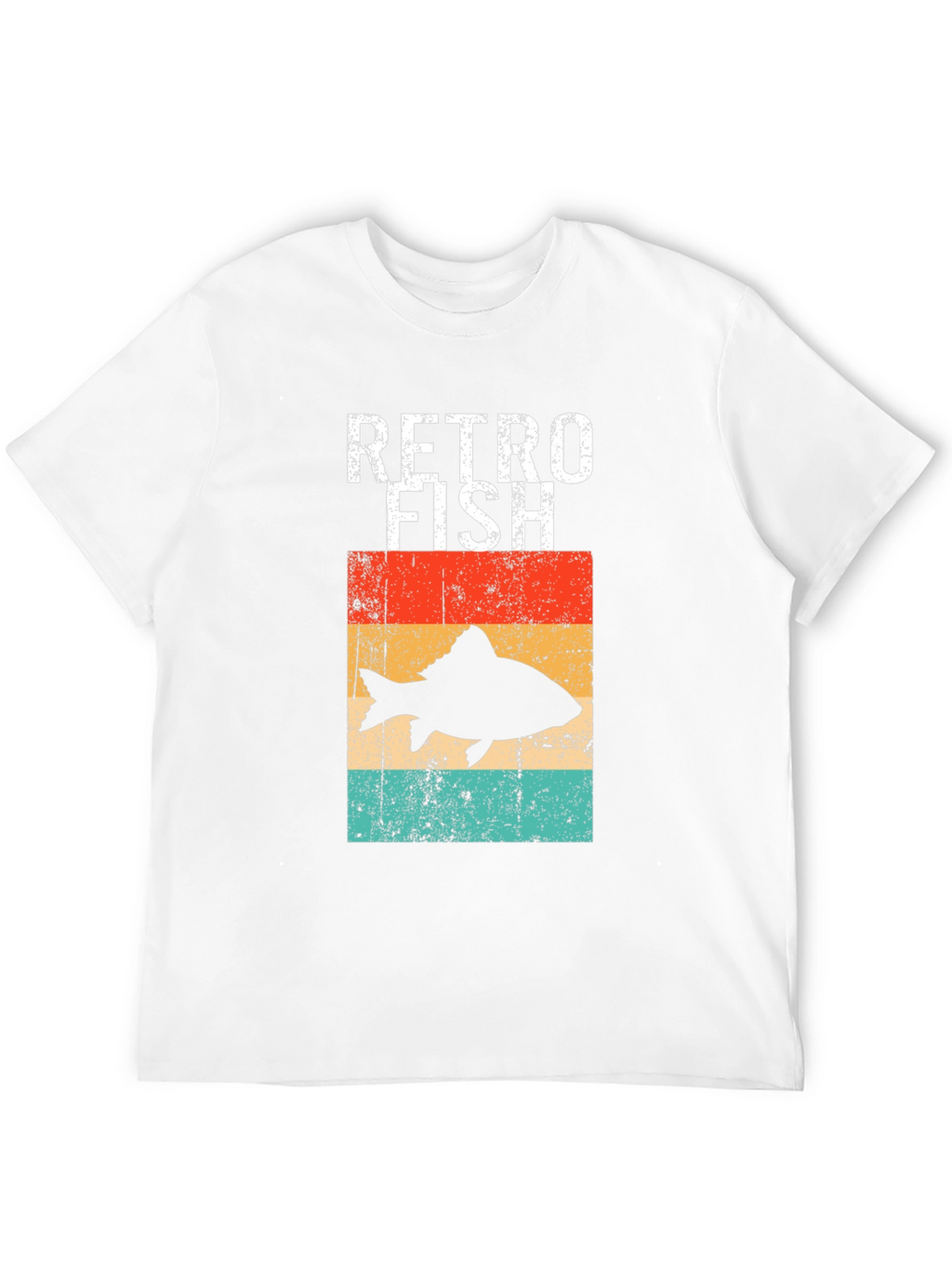 Retro Fish Graphic Tee - Black