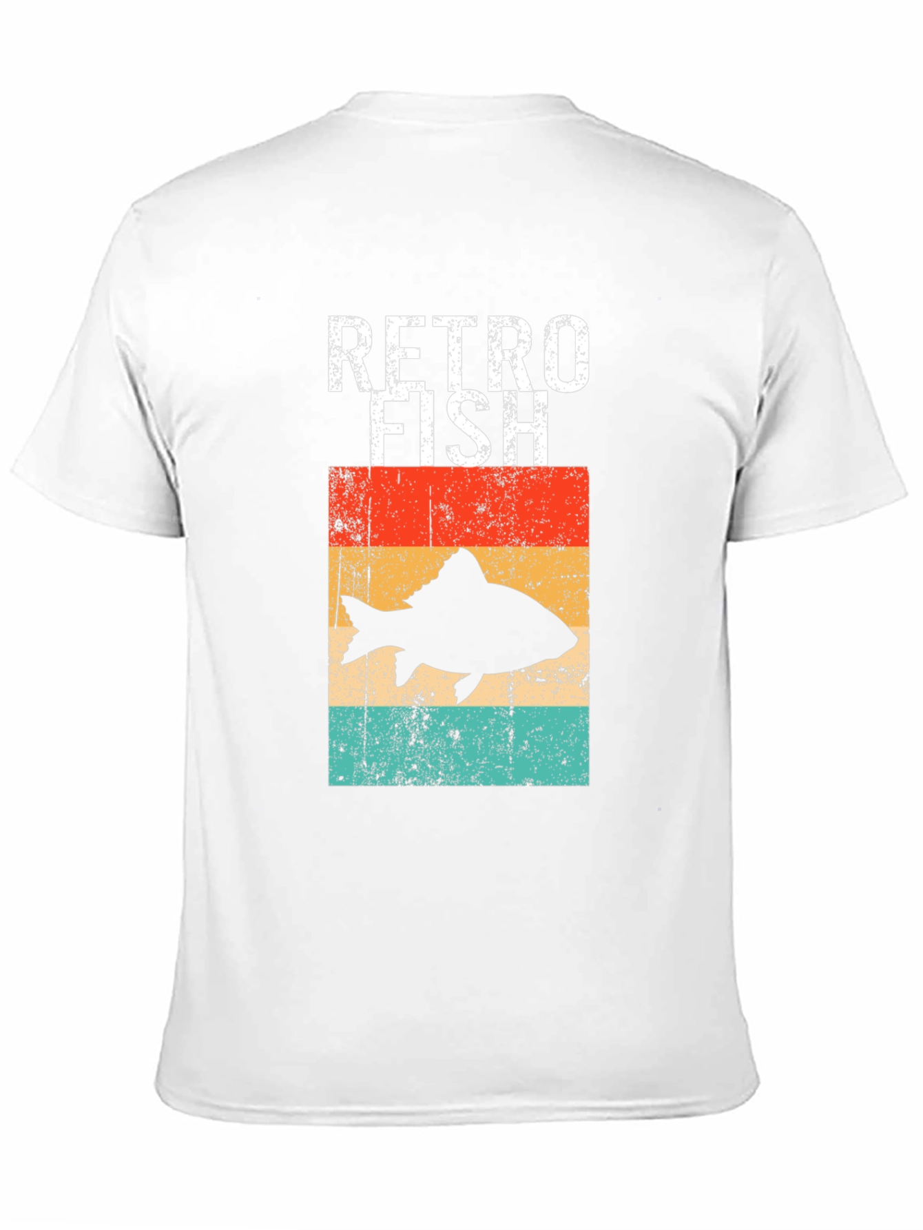 Retro Fish Graphic Tee - Black