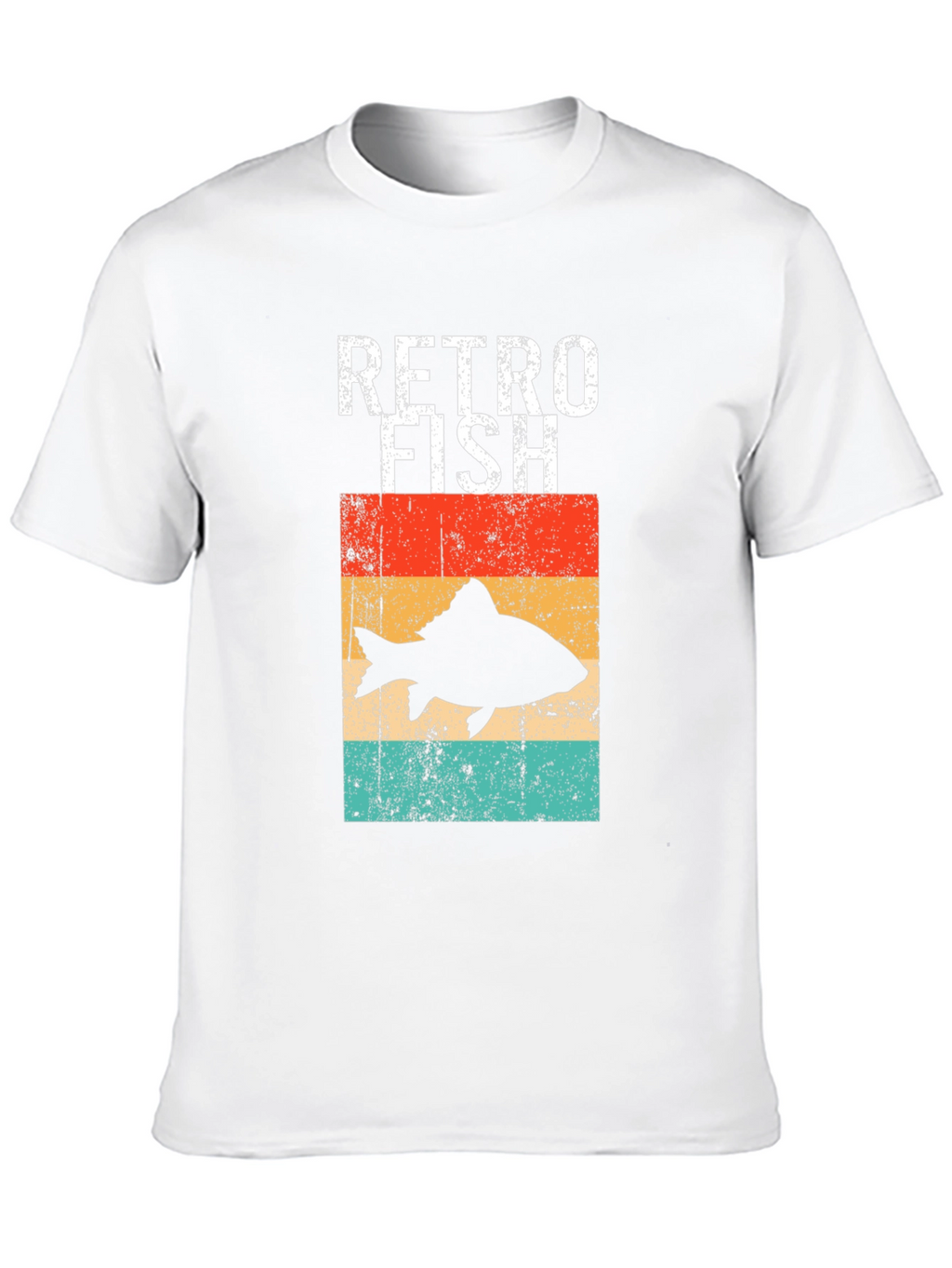 Retro Fish Graphic Tee - Black