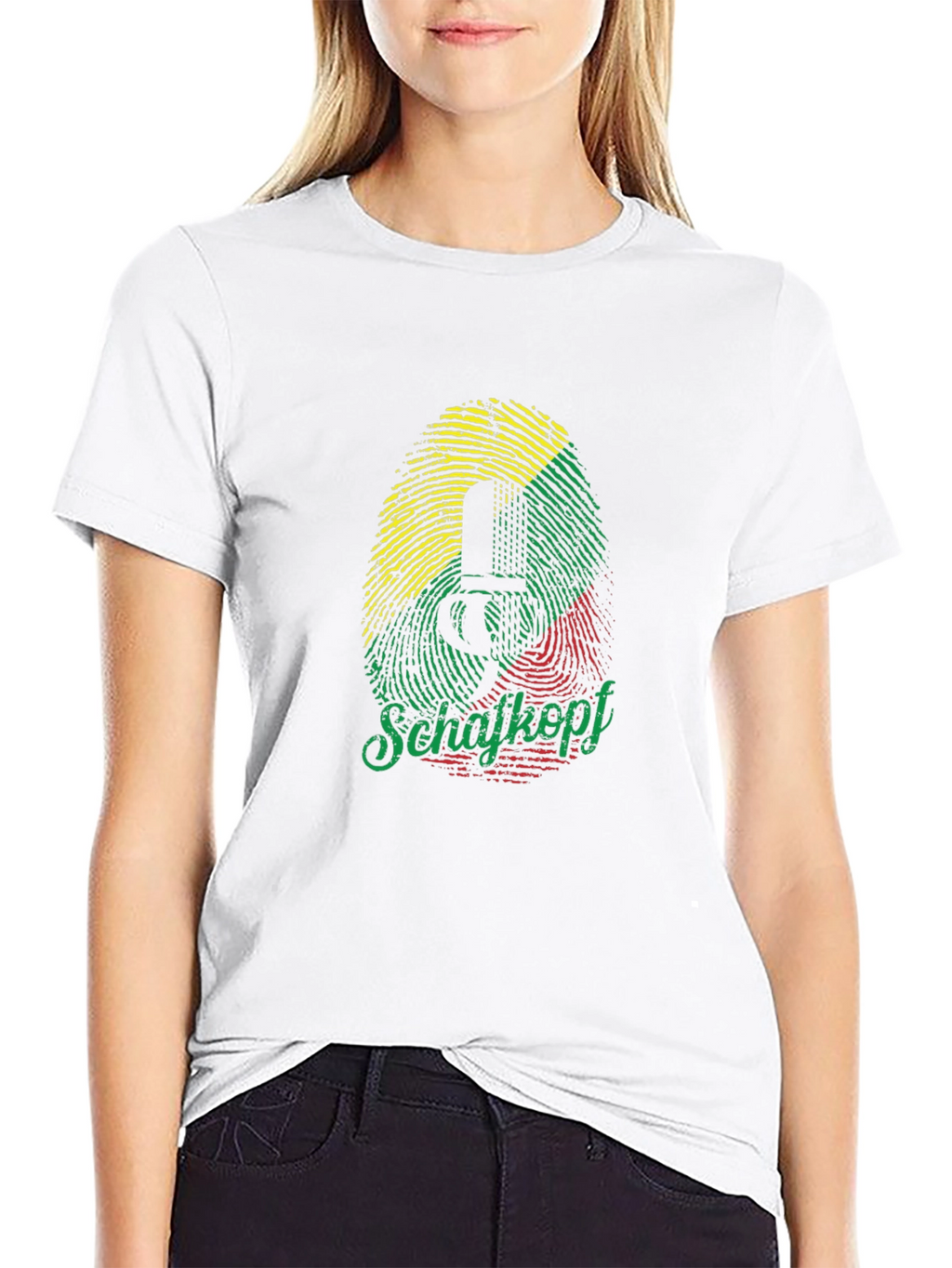 Schaftkopf Fingerprint T-Shirt - German Card Game Tee