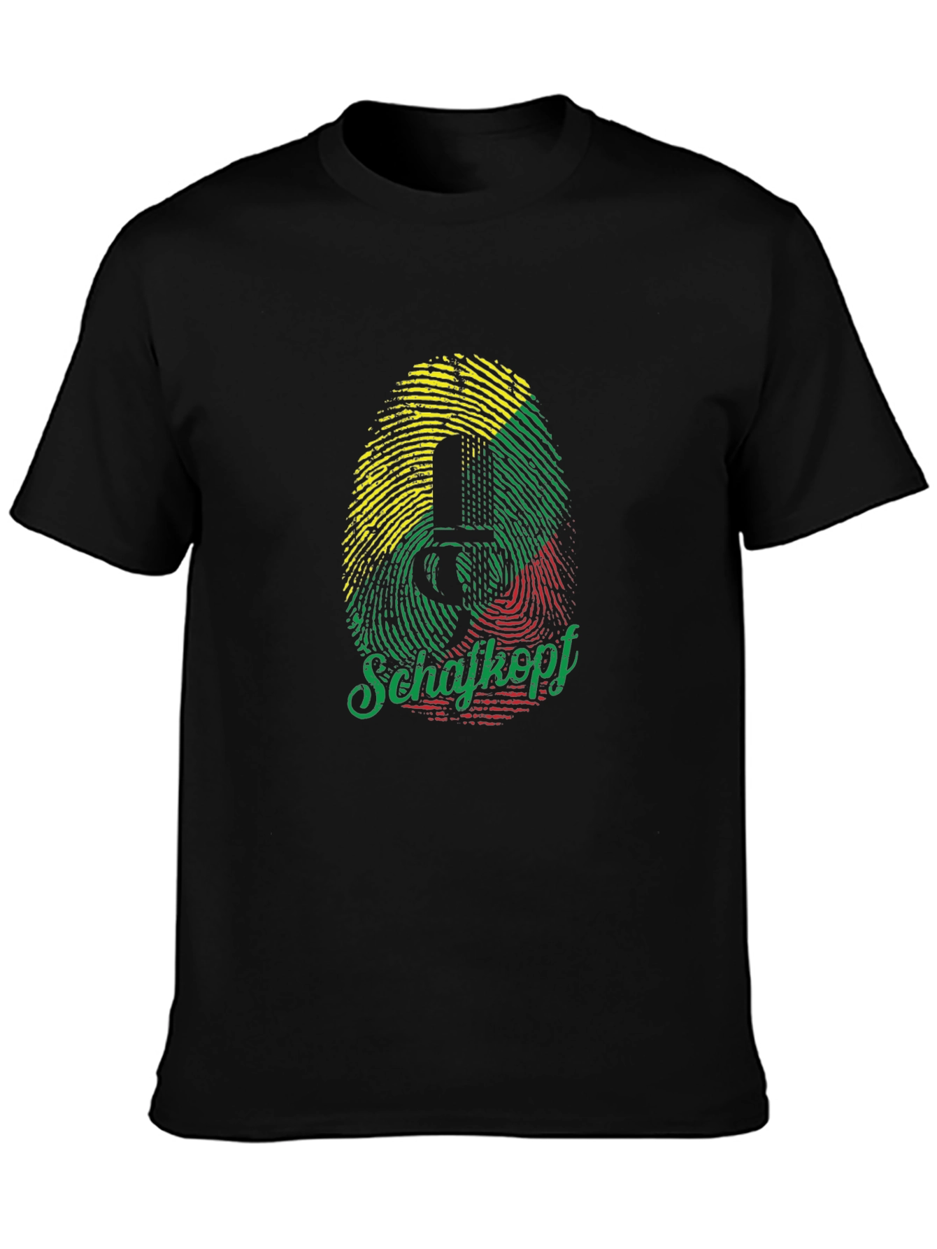 Schaftkopf Fingerprint T-Shirt - German Card Game Tee