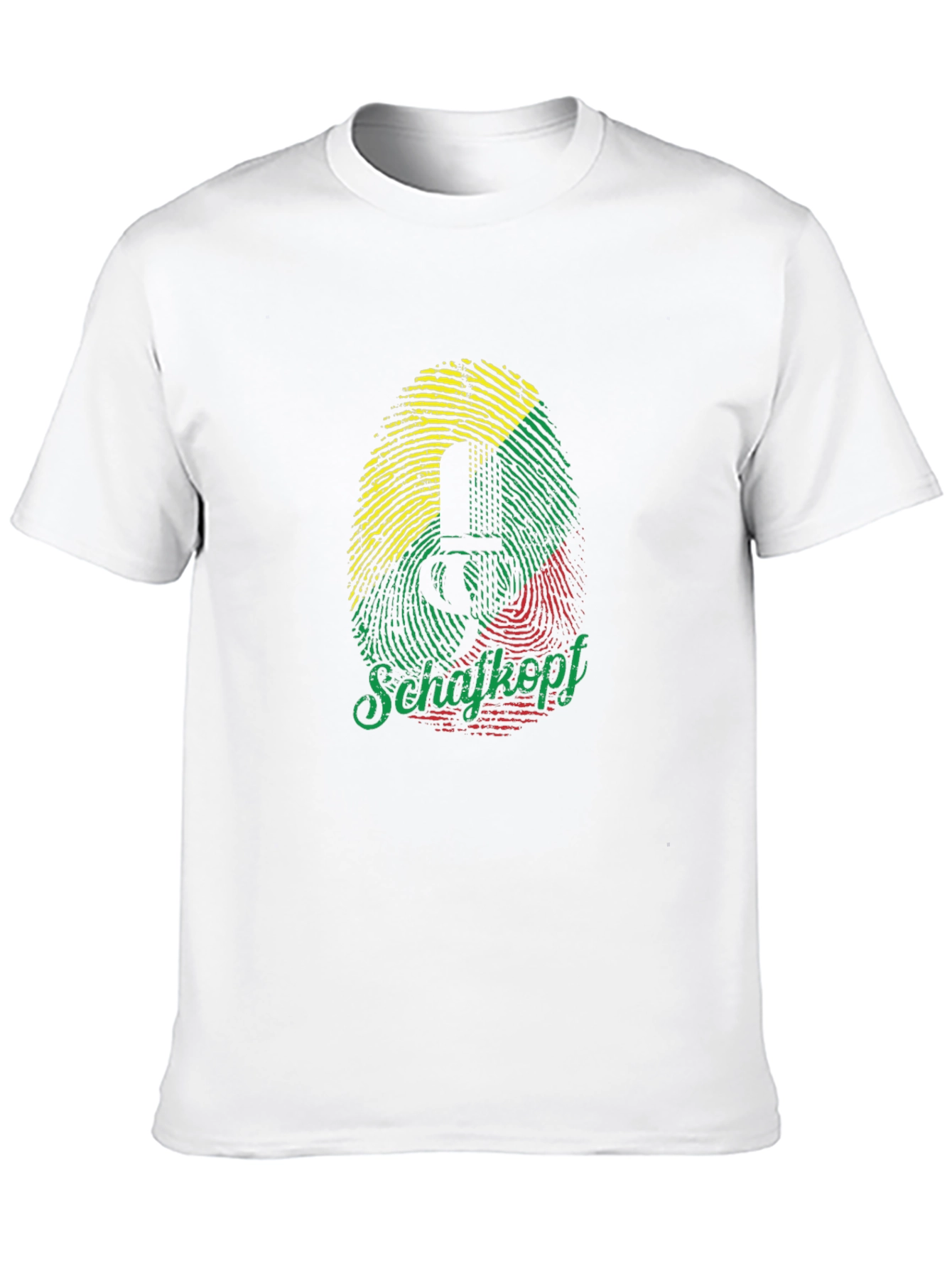 Schaftkopf Fingerprint T-Shirt - German Card Game Tee