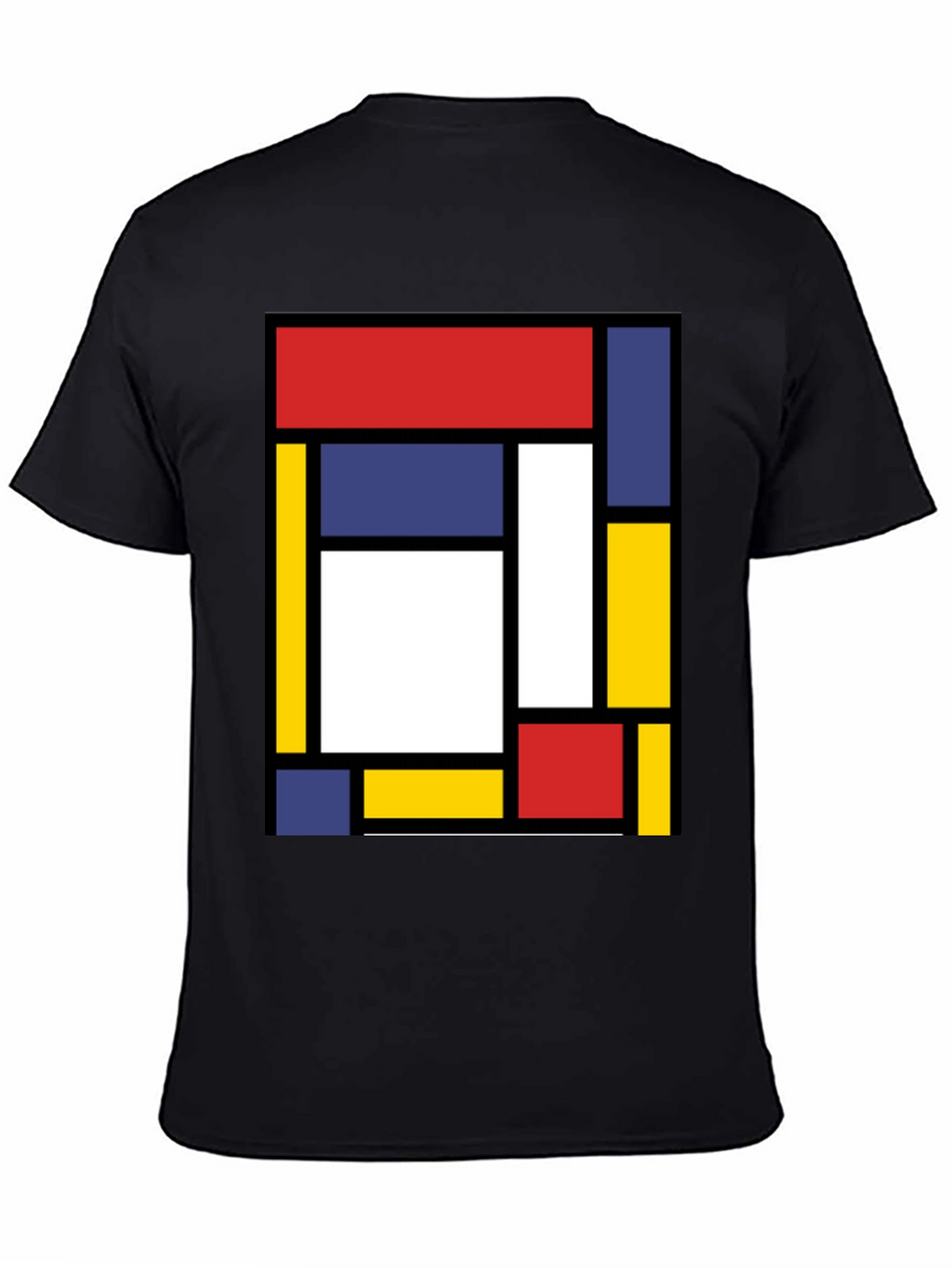 Modern Art Graphic Tee - Mondrian Style