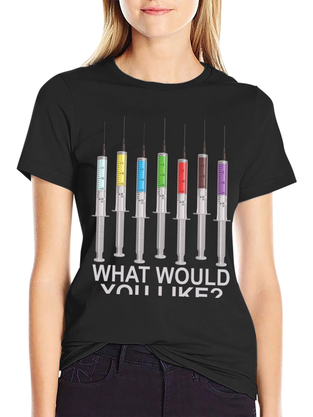 Colorful Syringe Shot T-Shirt