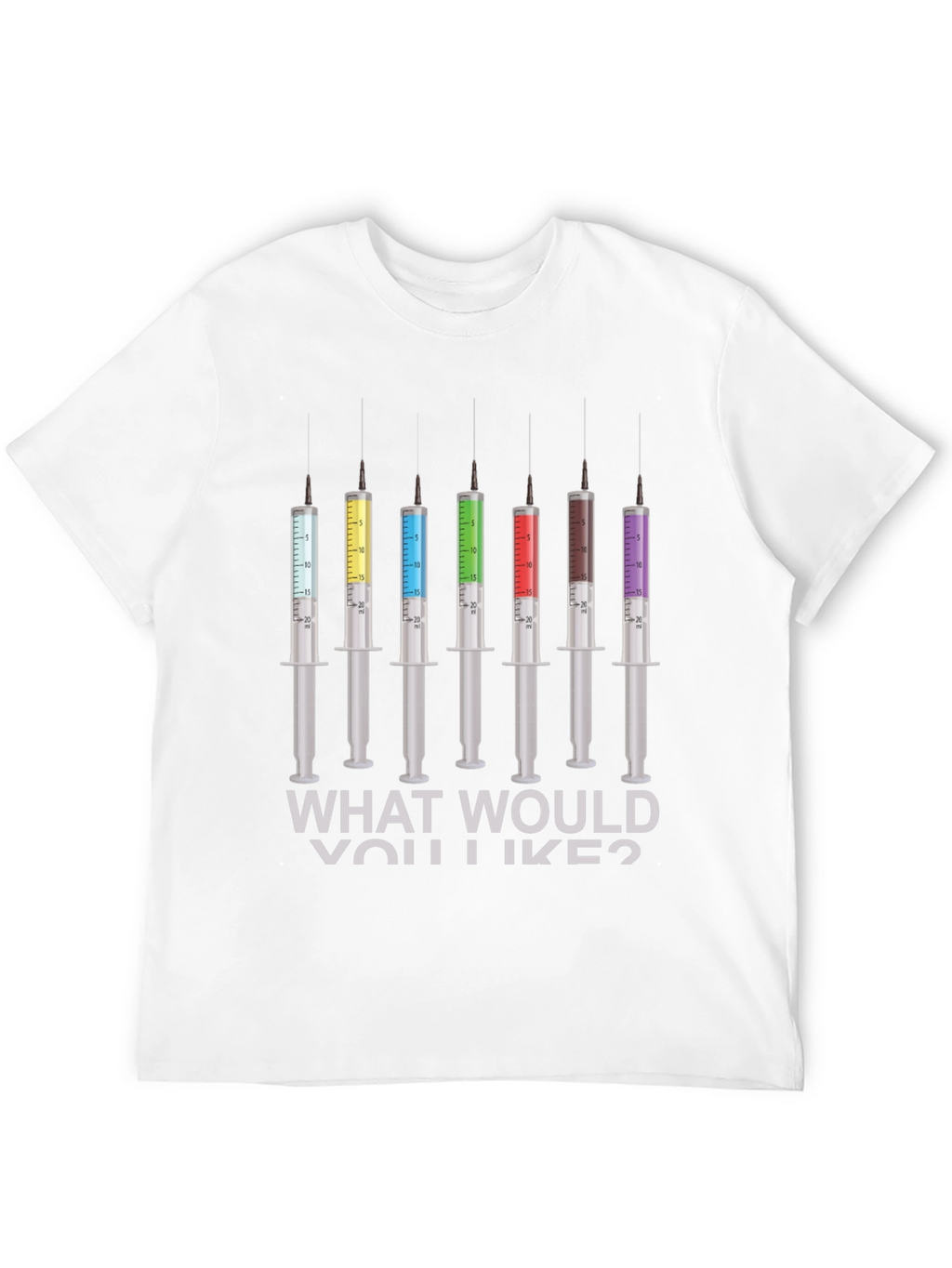 Colorful Syringe Shot T-Shirt
