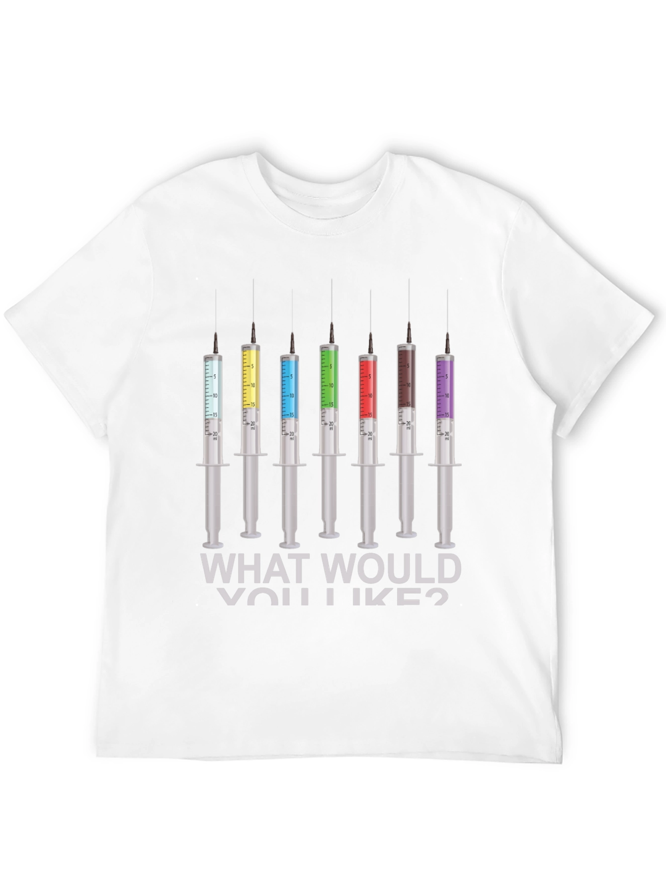 Colorful Syringe Shot T-Shirt