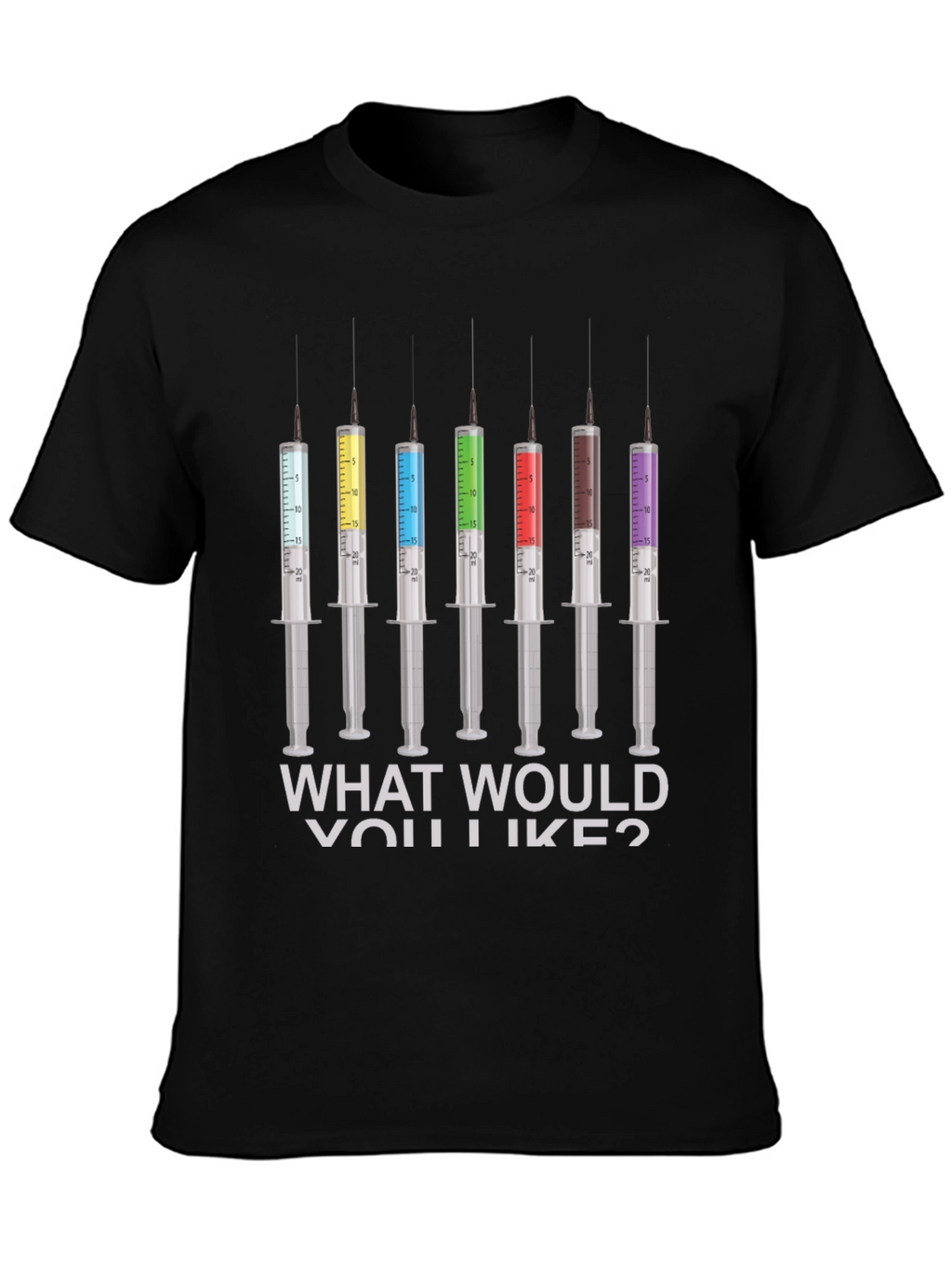 Colorful Syringe Shot T-Shirt