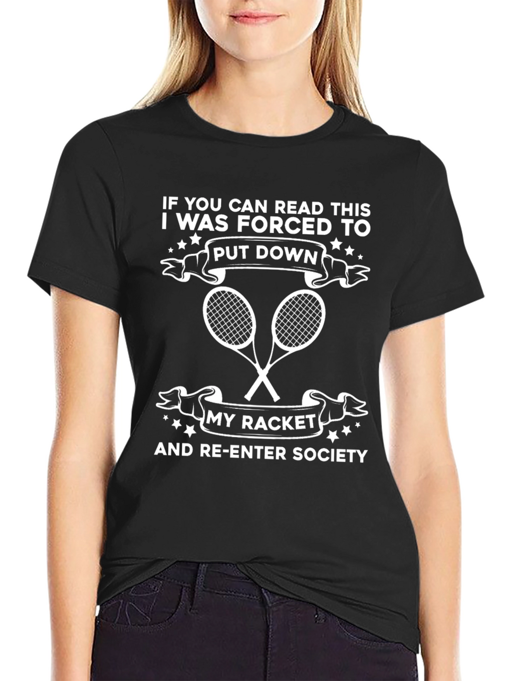 Tennis Player Humor T-Shirt