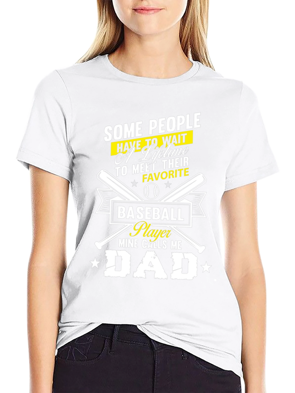Baseball Dad T-Shirt - Some People Wait a Lifetime