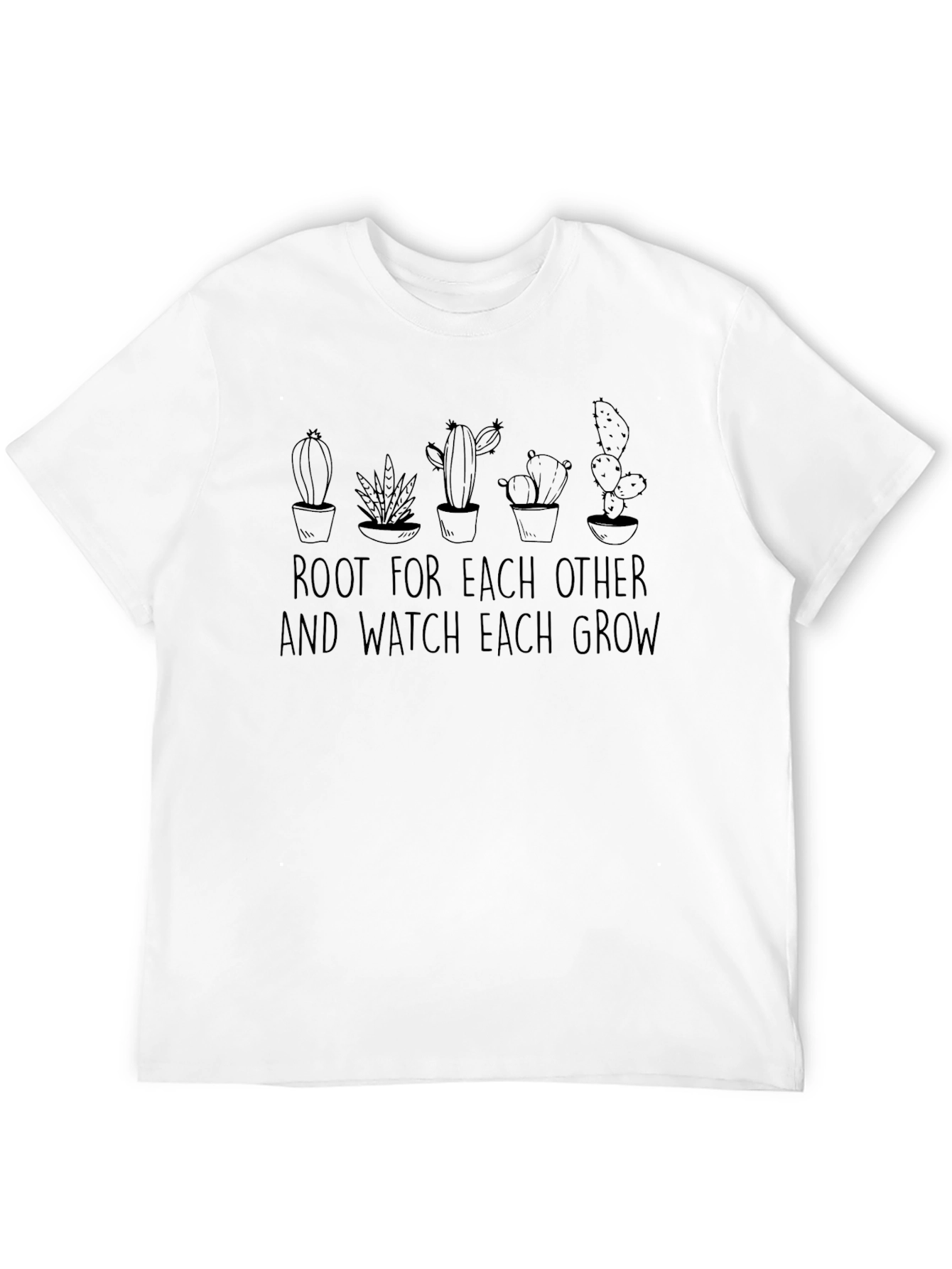 Root for Each Other Cactus Graphic Tee