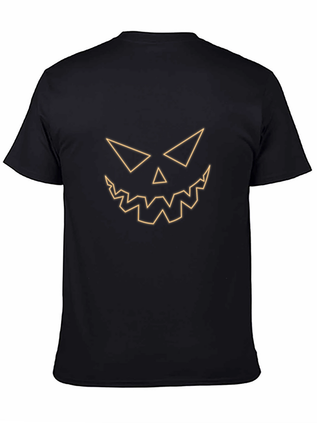 Spooky Face Black T-Shirt - Halloween Tee