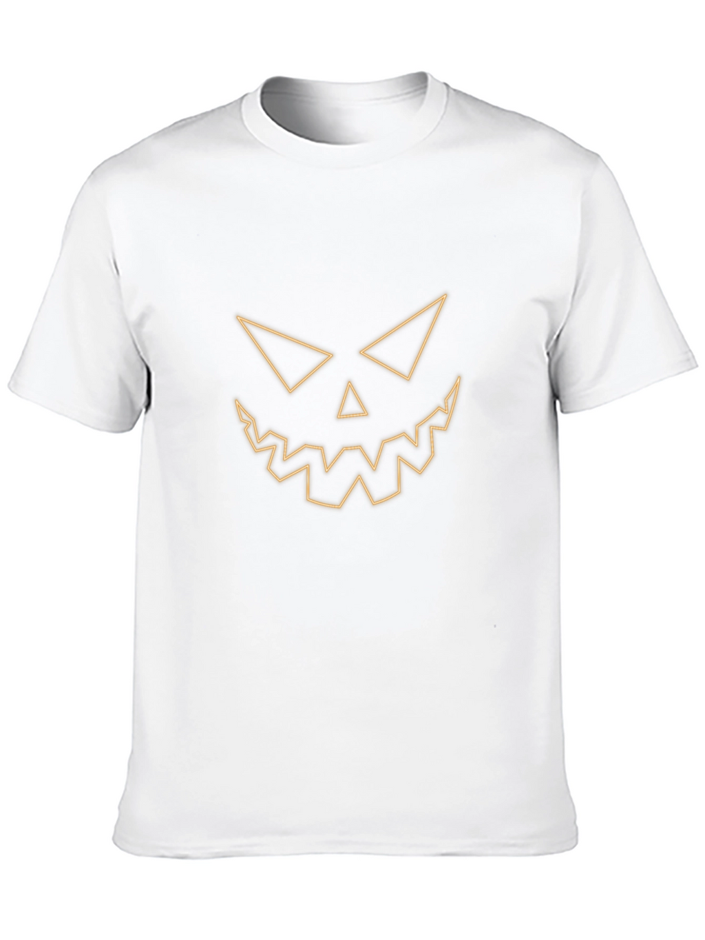 Spooky Face Black T-Shirt - Halloween Tee