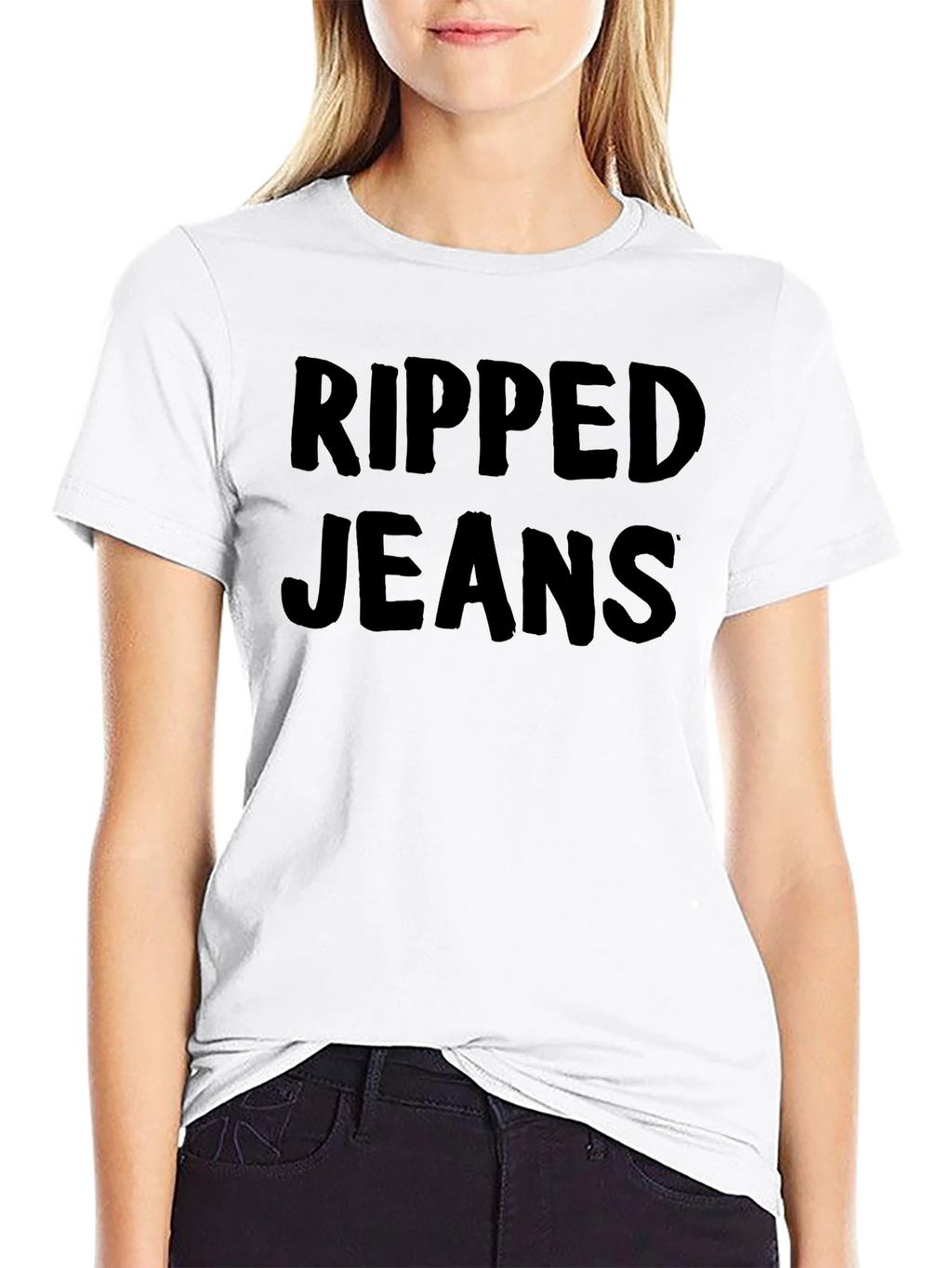 Ripped Jeans Graphic T-Shirt - Unisex Style