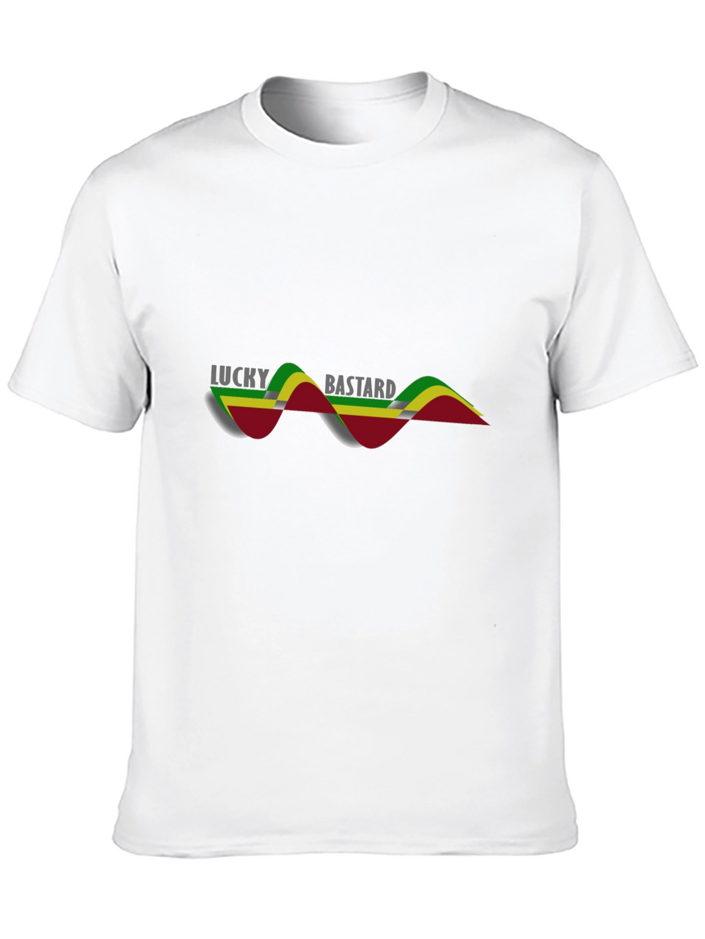 Lucky Bastard Graphic Tee - Mens Black T-Shirt