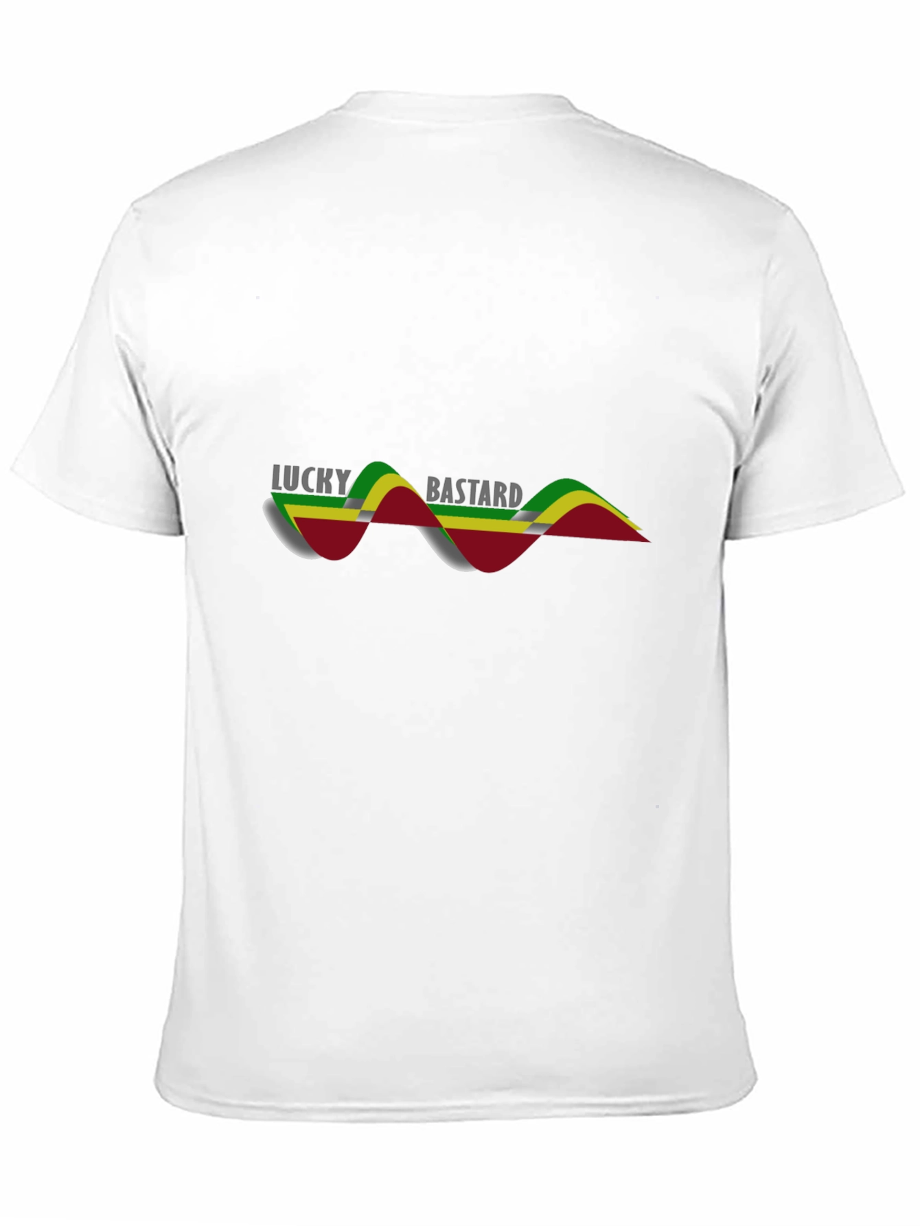 Lucky Bastard Graphic Tee - Mens Black T-Shirt
