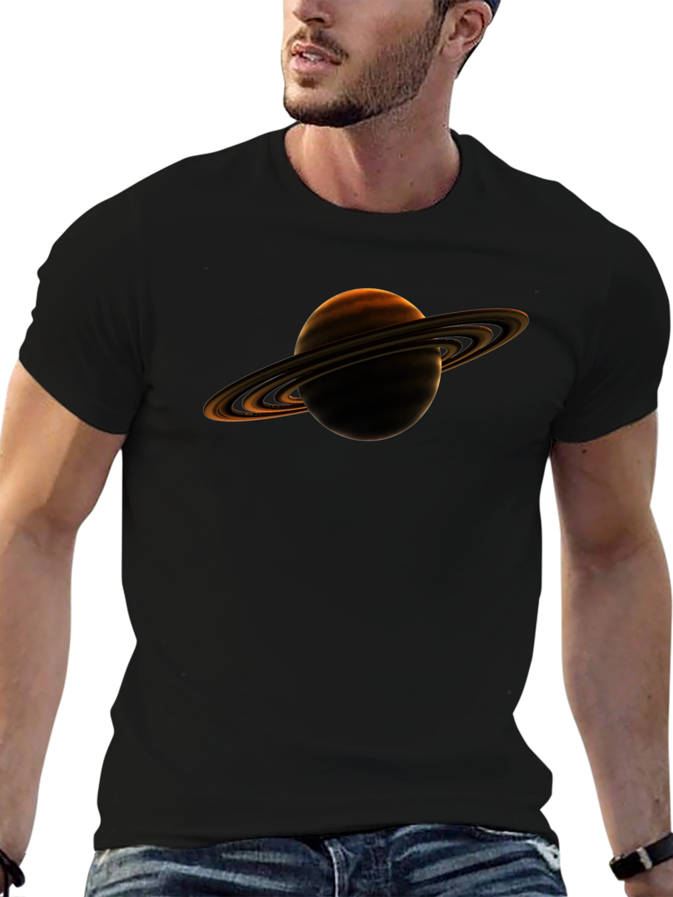 Saturn Graphic T-Shirt - Space Lover Tee