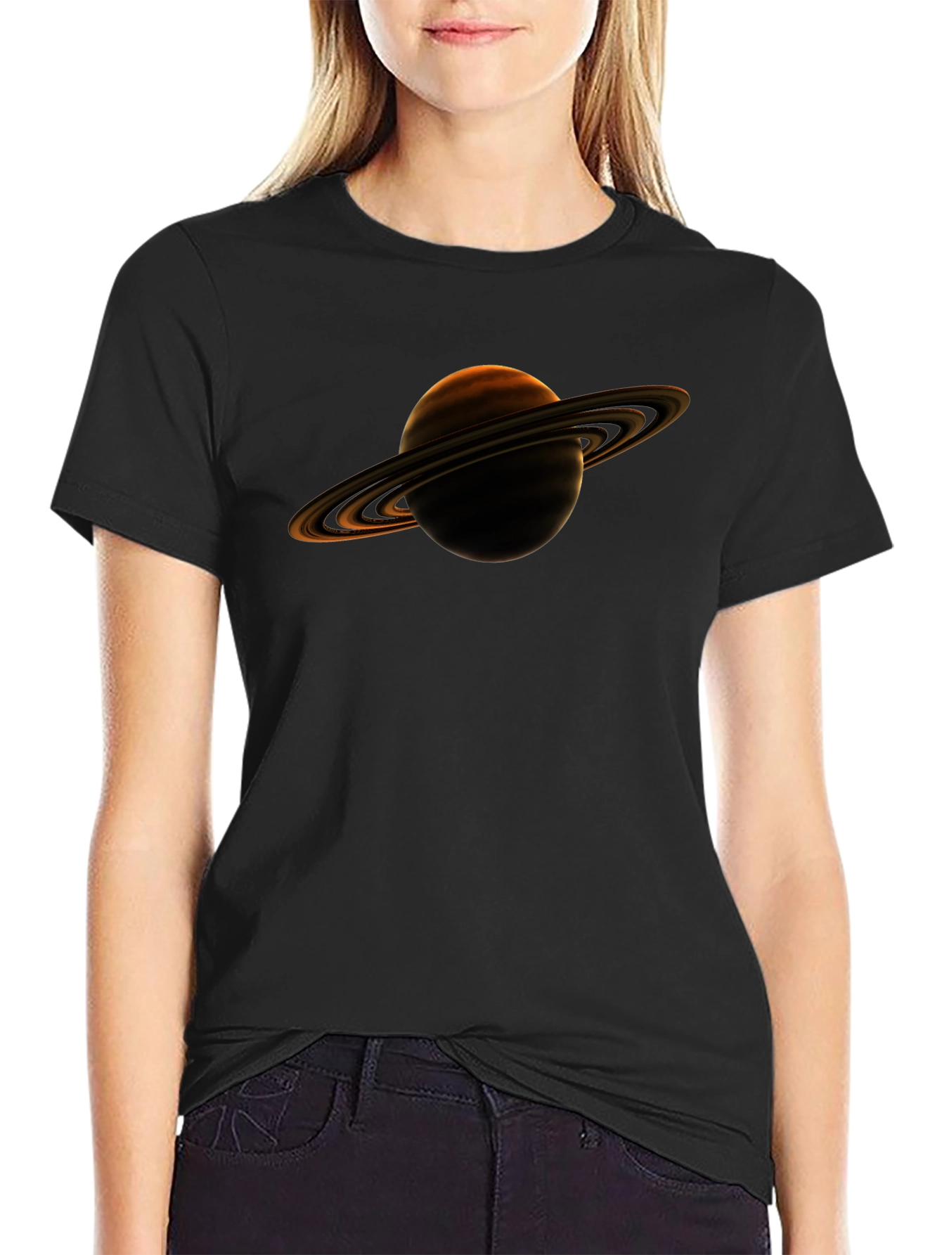 Saturn Graphic T-Shirt - Space Lover Tee