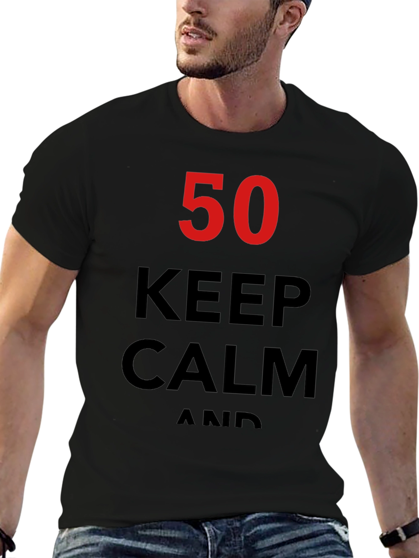 Keep Calm 50th Birthday T-Shirt