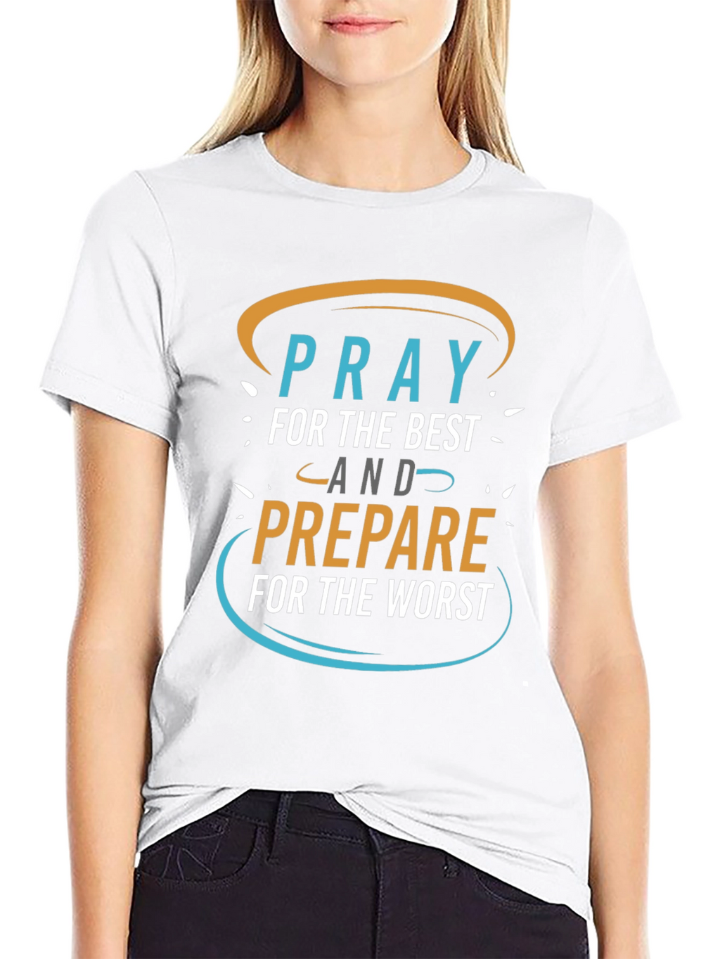 Pray for the Best Graphic Tee