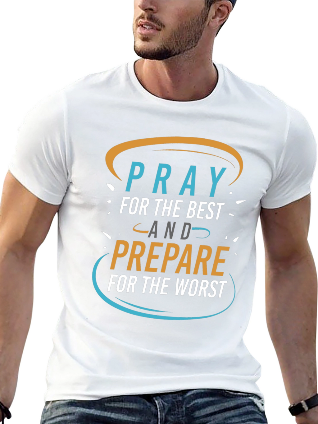 Pray for the Best Graphic Tee