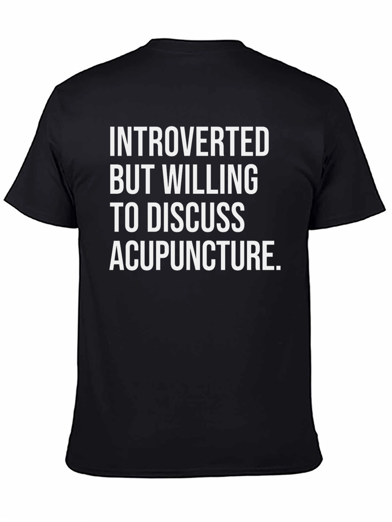 Introverted Acupuncture T-Shirt Funny Graphic Tee