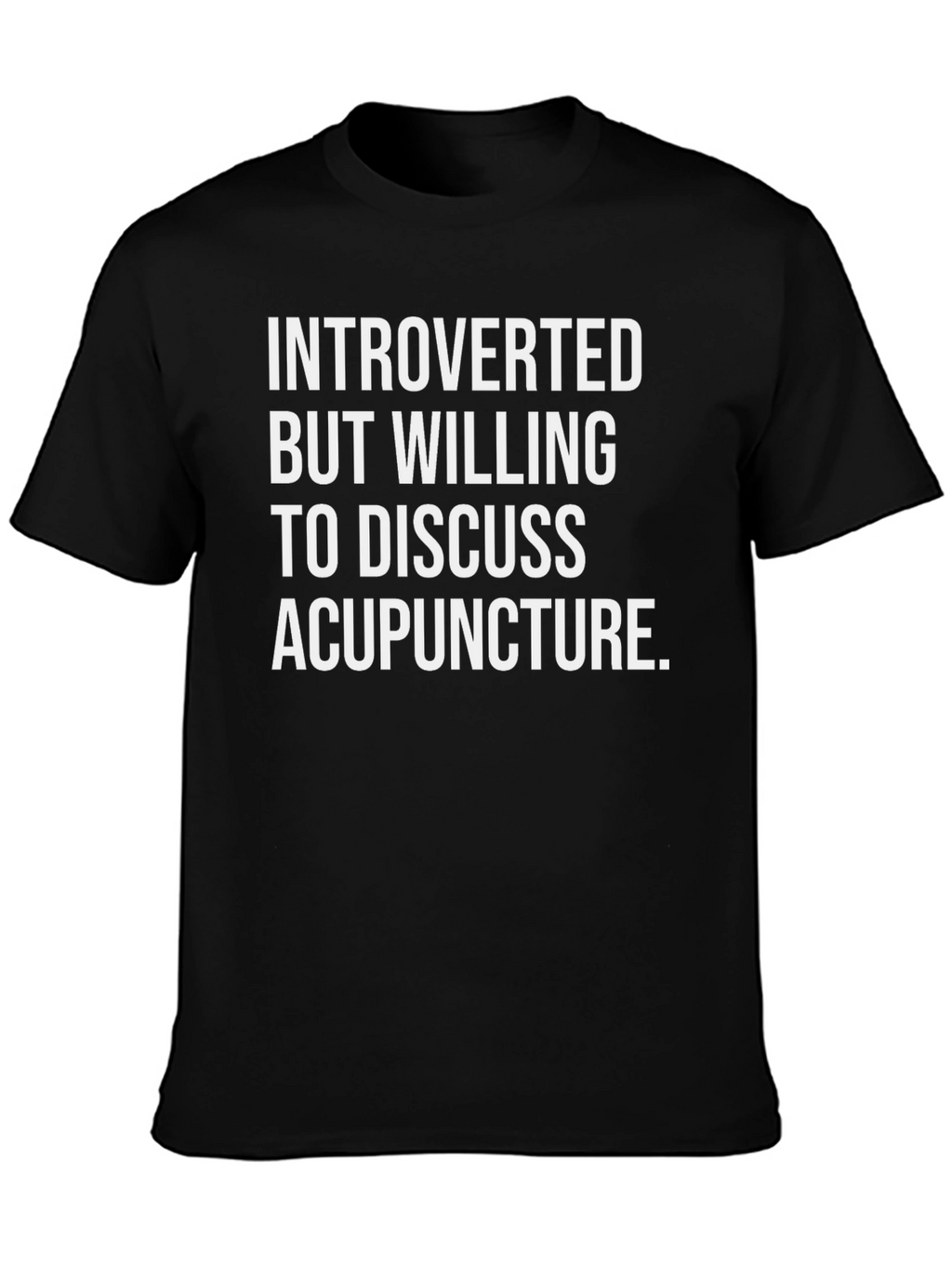 Introverted Acupuncture T-Shirt Funny Graphic Tee
