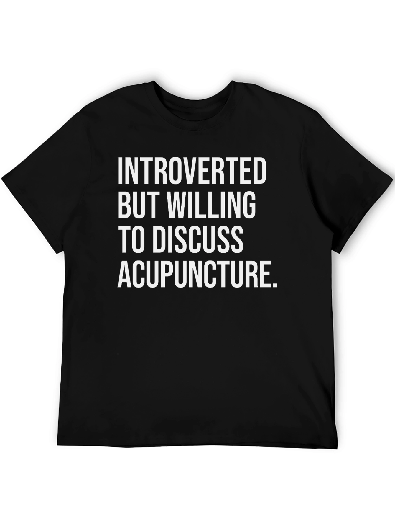 Introverted Acupuncture T-Shirt Funny Graphic Tee
