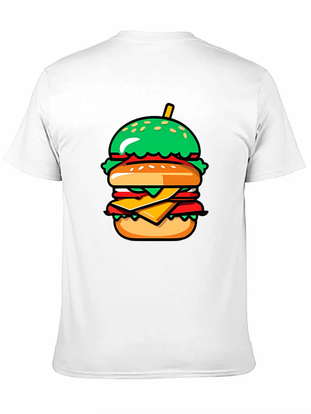 Burger Graphic Tee - Casual Comfort