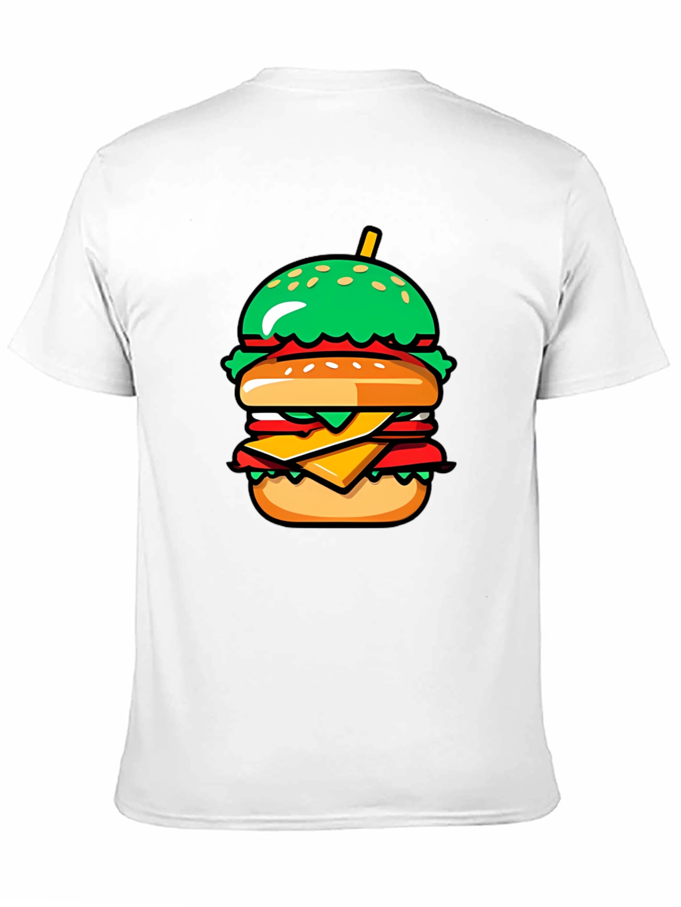 Burger Graphic Tee - Casual Comfort