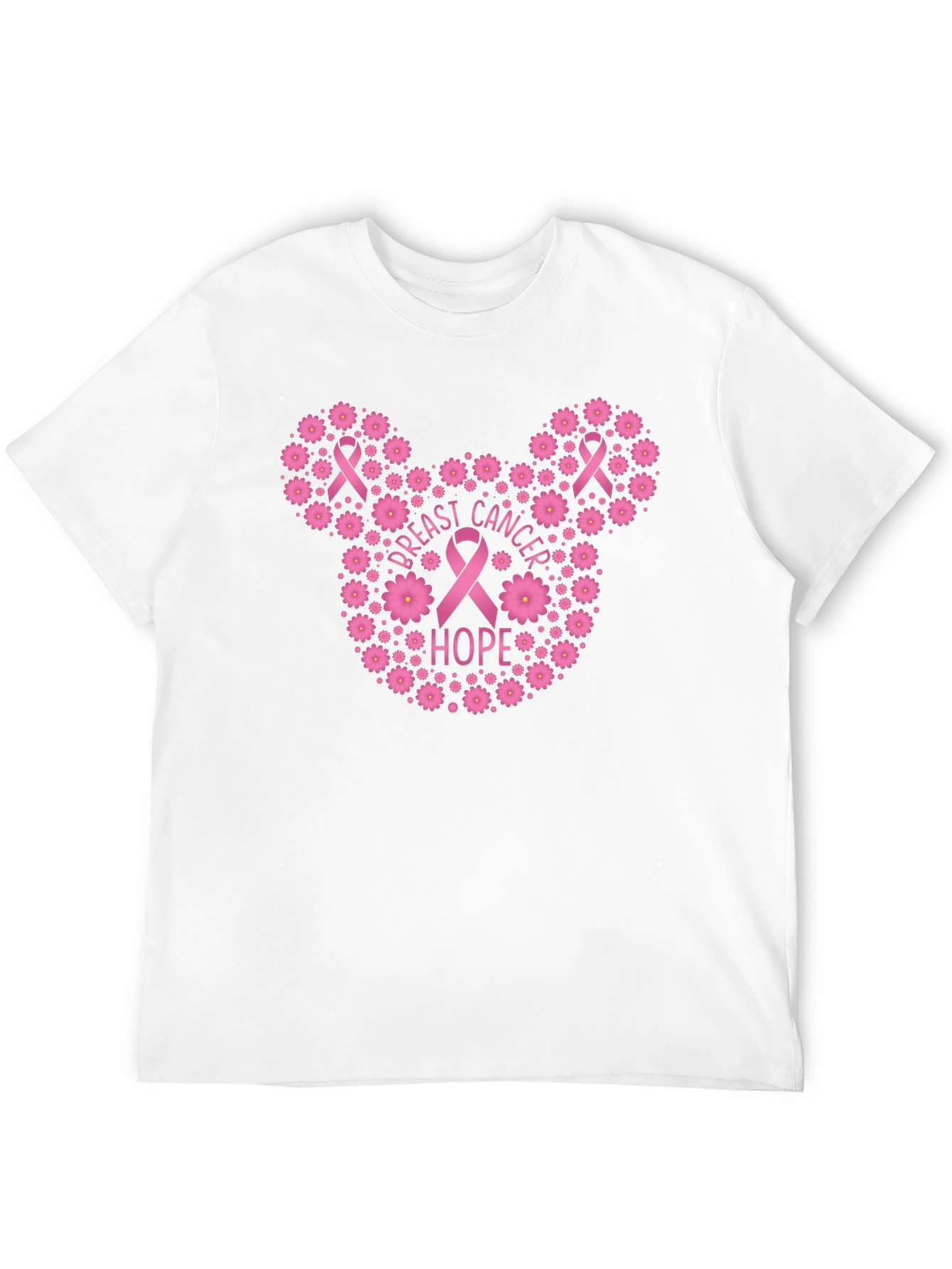 Breast Cancer Awareness Mickey Mouse Hope T-Shirt