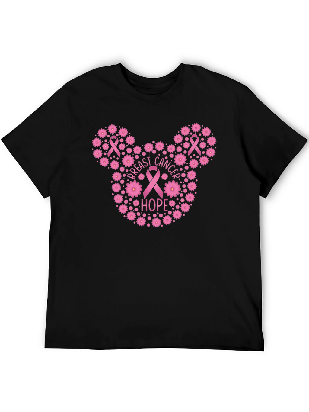 Breast Cancer Awareness Mickey Mouse Hope T-Shirt