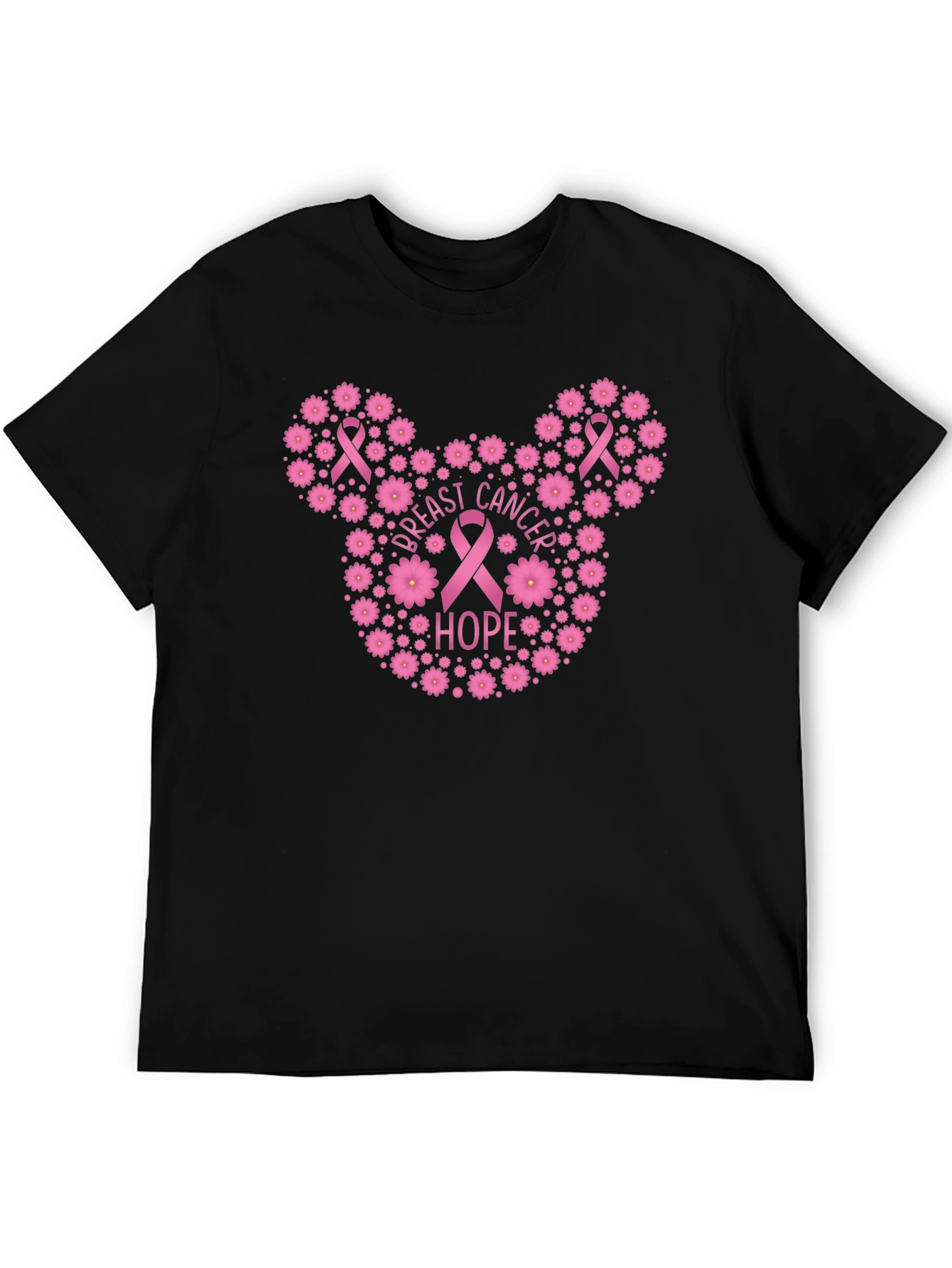 Breast Cancer Awareness Mickey Mouse Hope T-Shirt