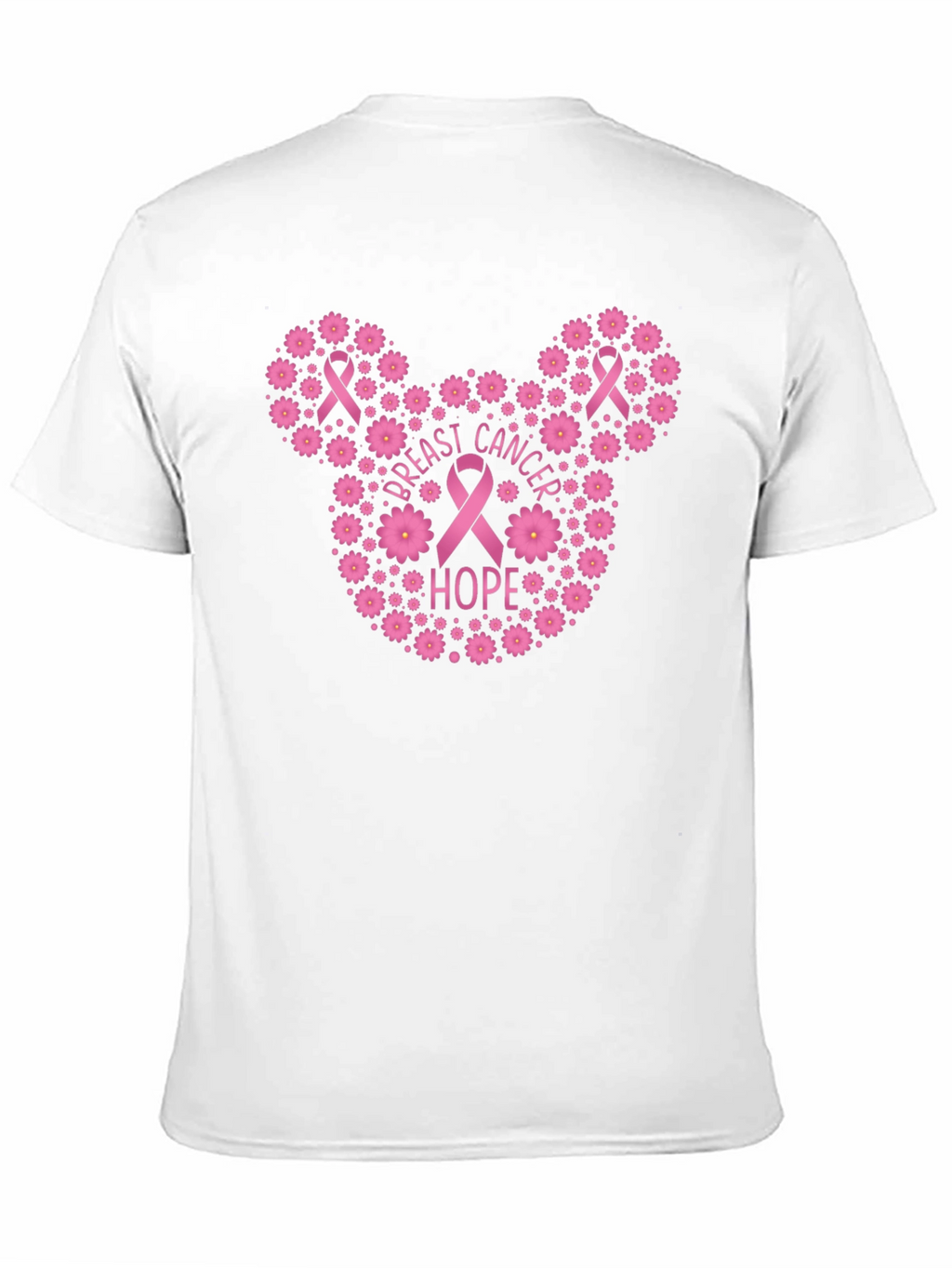 Breast Cancer Awareness Mickey Mouse Hope T-Shirt