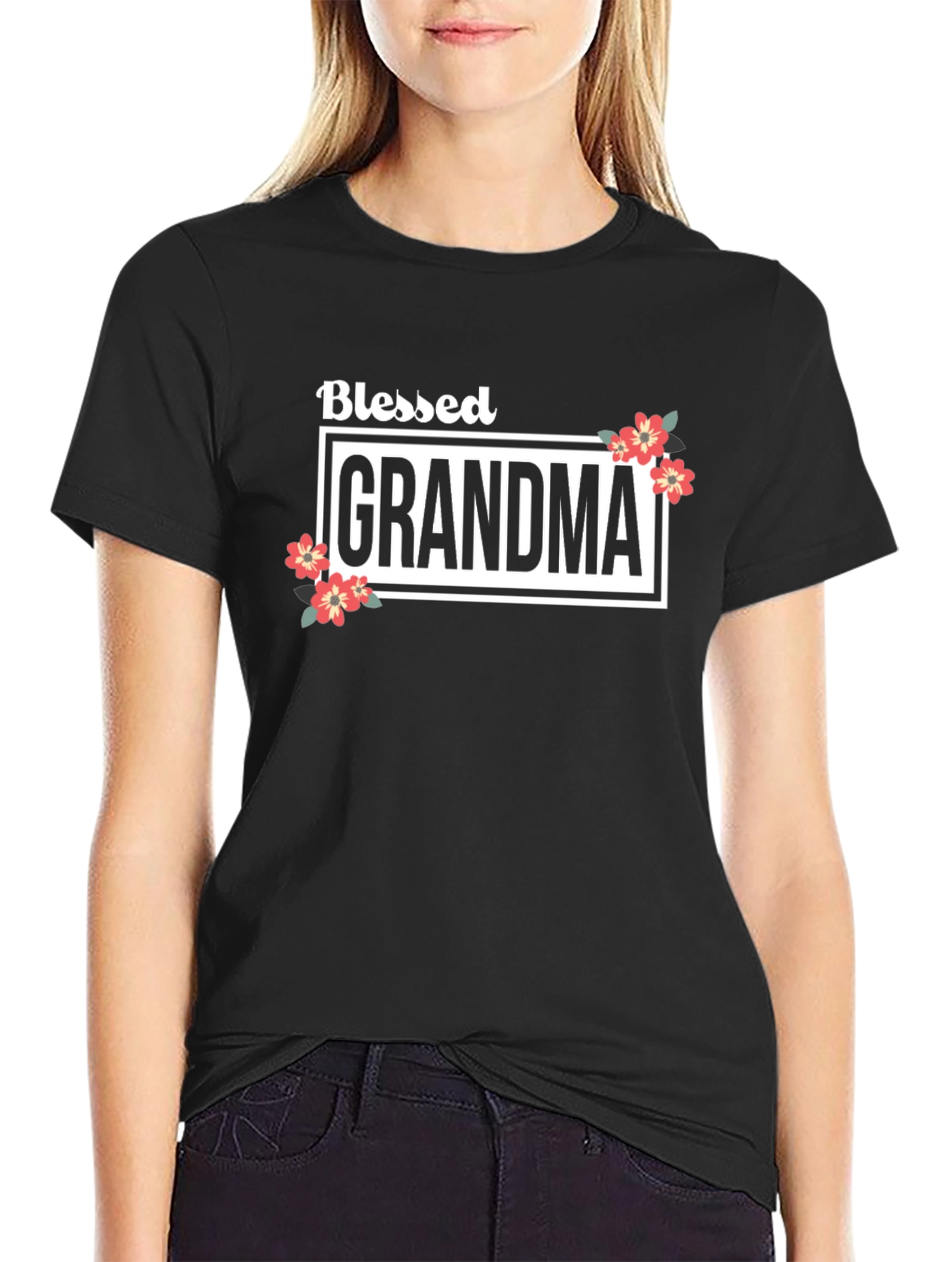 Blessed Grandma Graphic T-Shirt