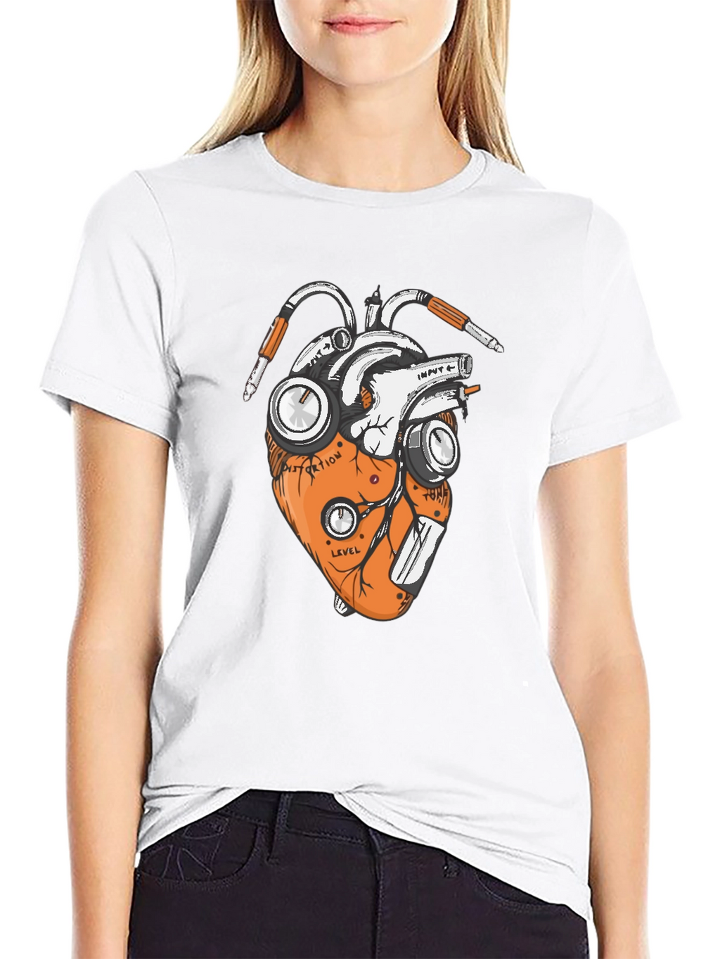 Anatomical Heart Guitar Pedal T-Shirt