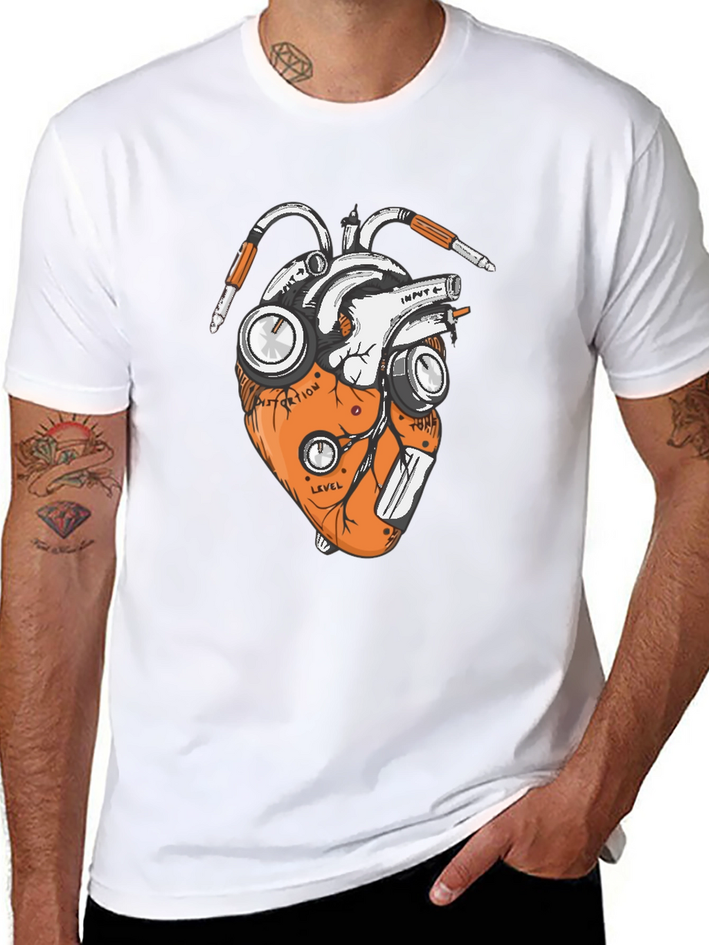 Anatomical Heart Guitar Pedal T-Shirt