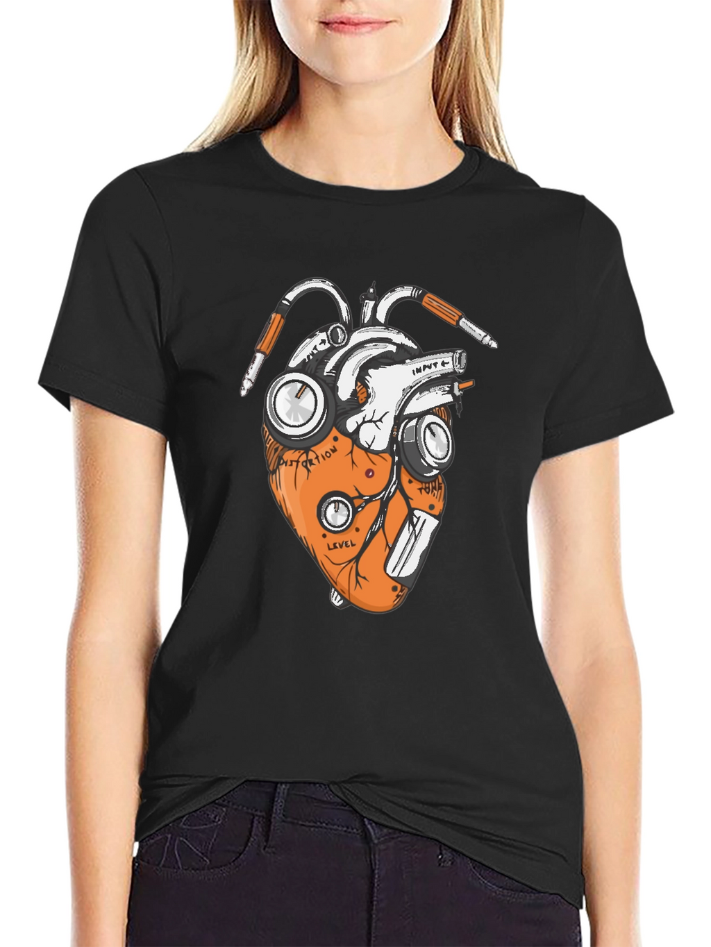 Anatomical Heart Guitar Pedal T-Shirt