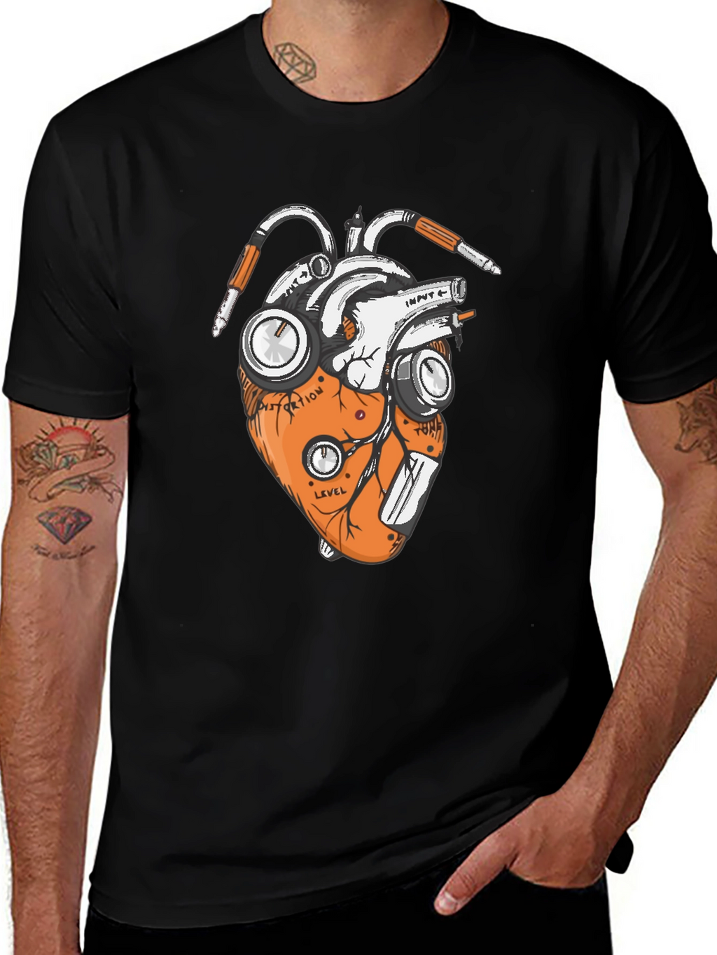 Anatomical Heart Guitar Pedal T-Shirt