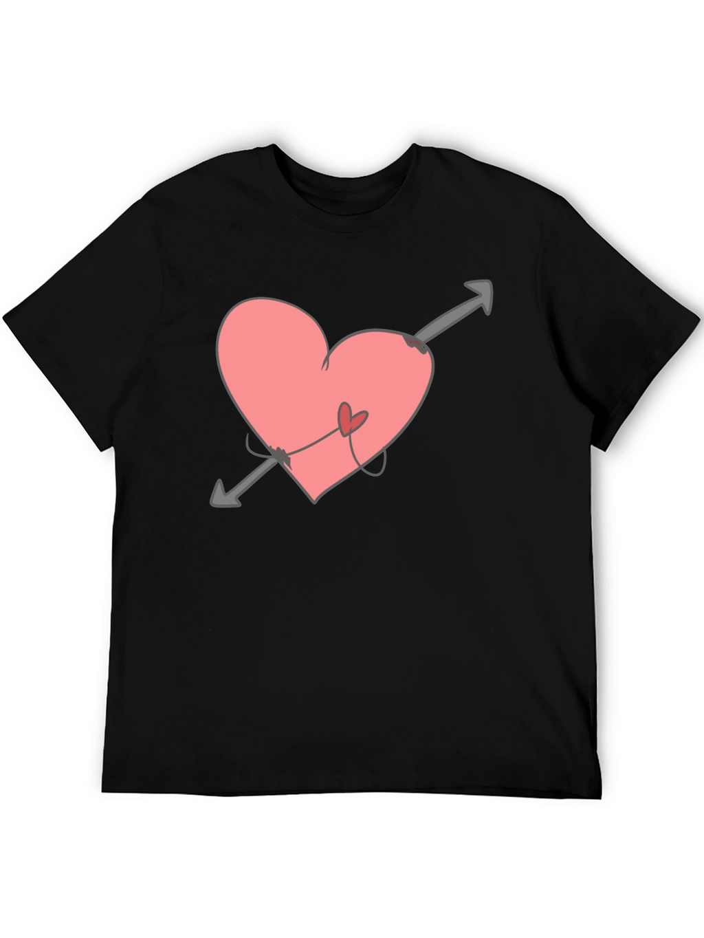 Heart Arrow Tee - Love Struck Black T-Shirt