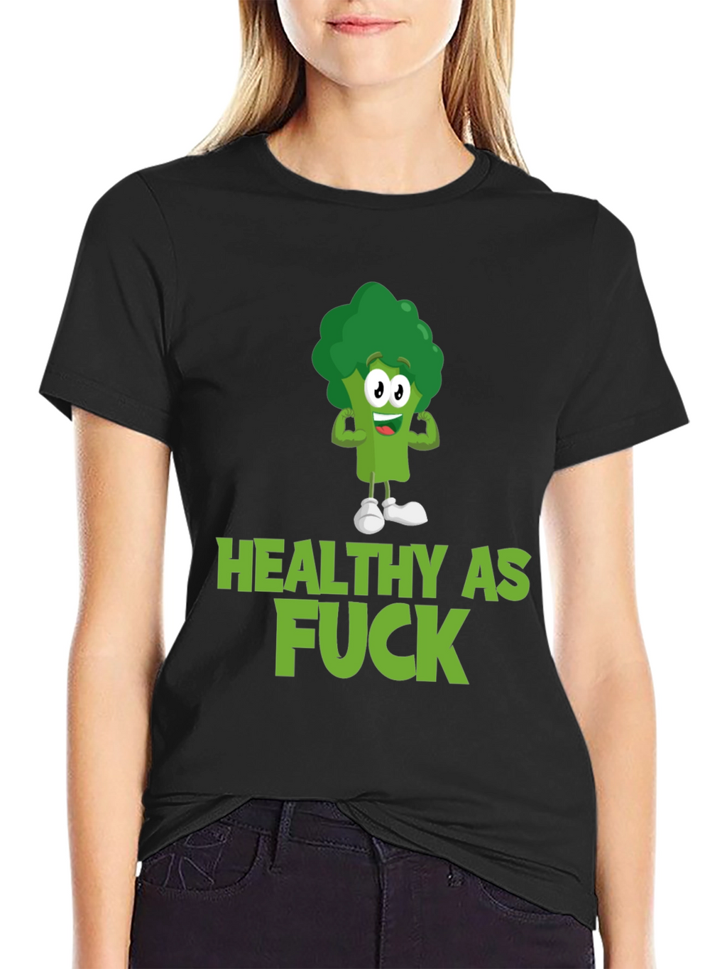 Healthy As F*ck Broccoli T-Shirt