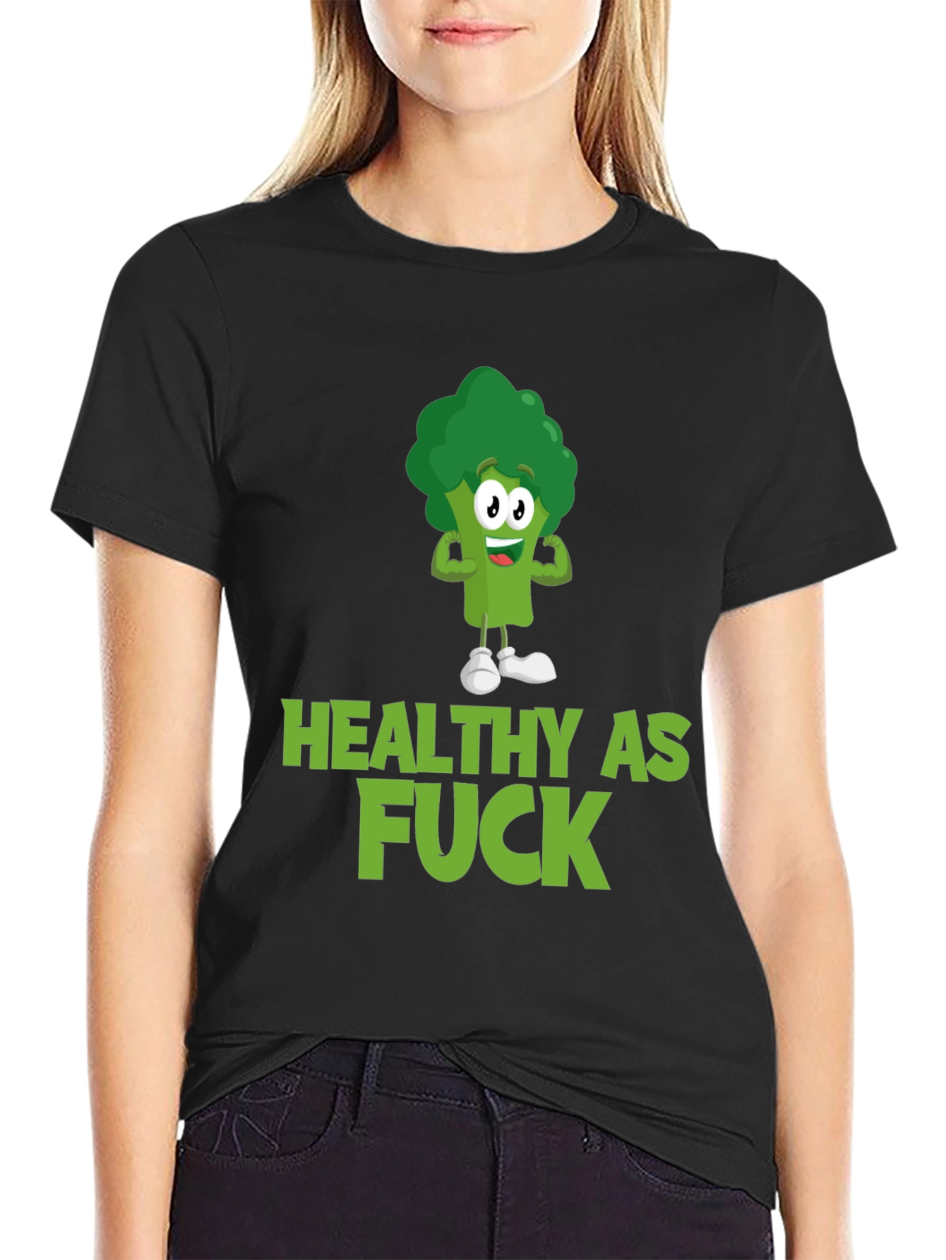 Healthy As F*ck Broccoli T-Shirt