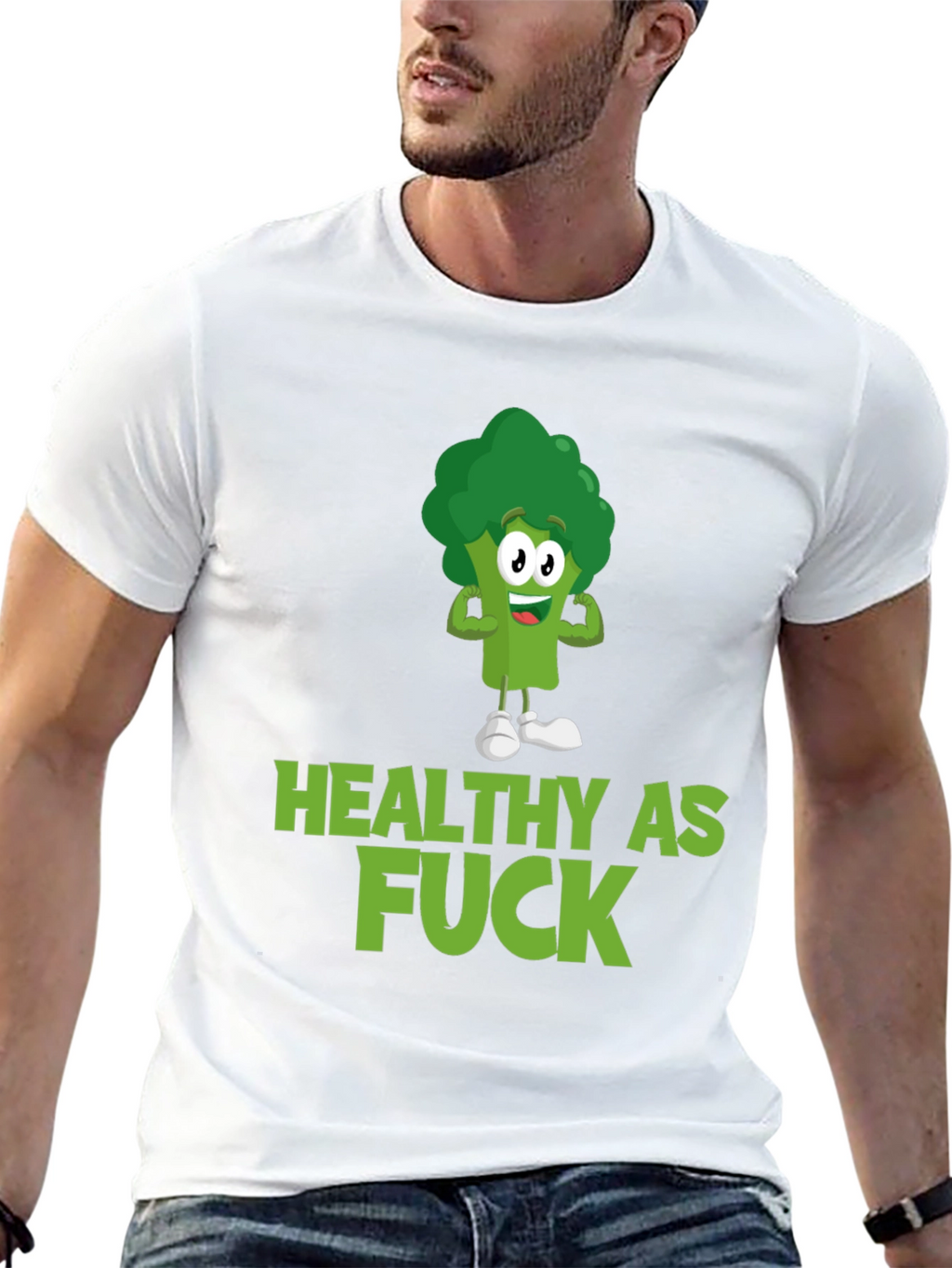Healthy As F*ck Broccoli T-Shirt