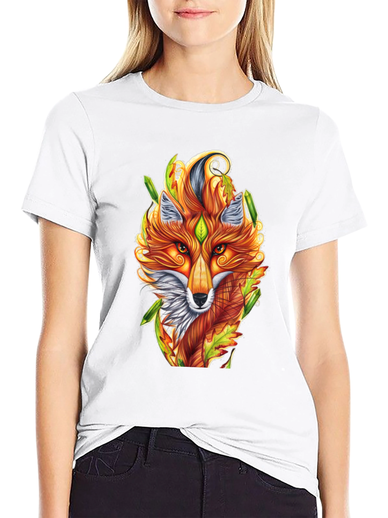 Fox Art T-Shirt - Unique Animal Design
