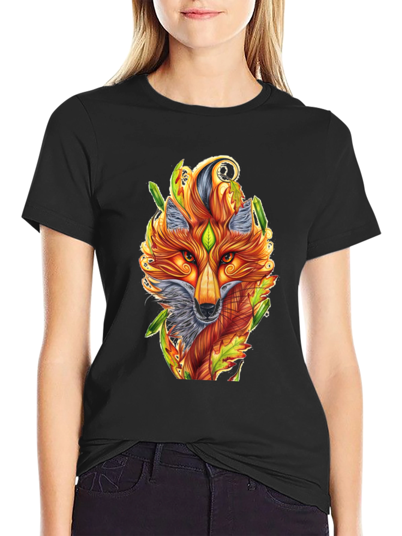 Fox Art T-Shirt - Unique Animal Design