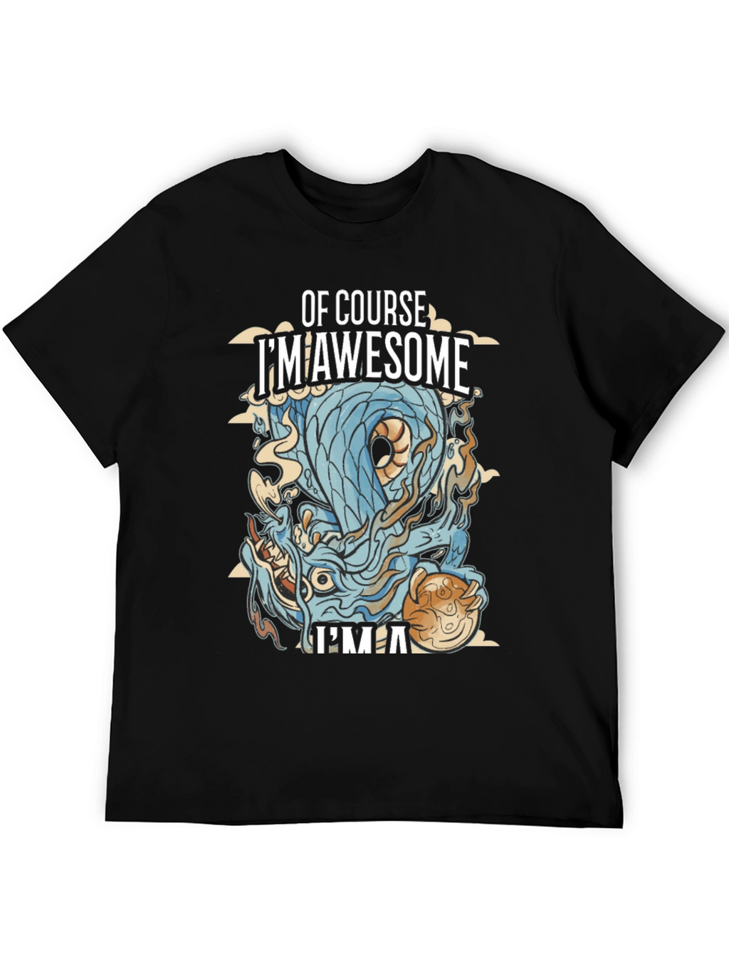 Awesome Dragon Graphic T-Shirt