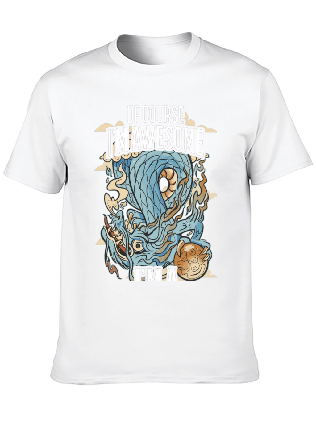 Awesome Dragon Graphic T-Shirt