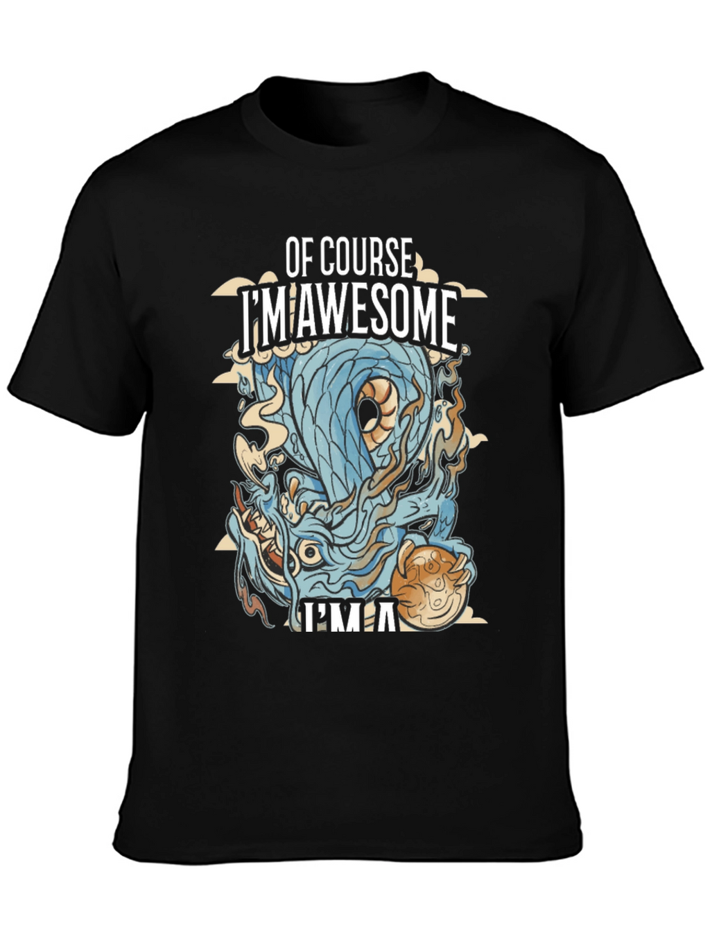 Awesome Dragon Graphic T-Shirt