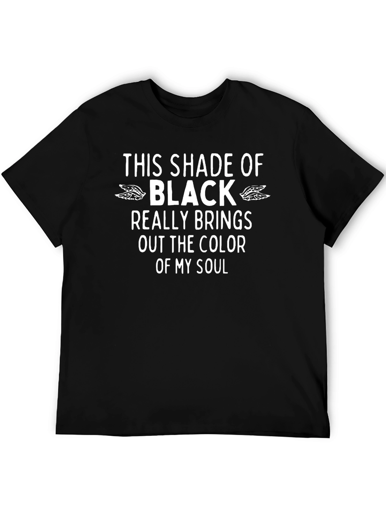 Black Soul Graphic Tee - Mens Stylish Statement Shirt