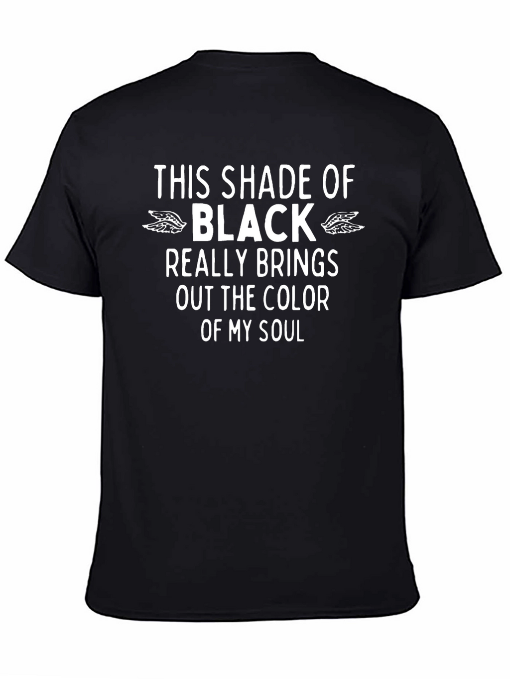 Black Soul Graphic Tee - Mens Stylish Statement Shirt